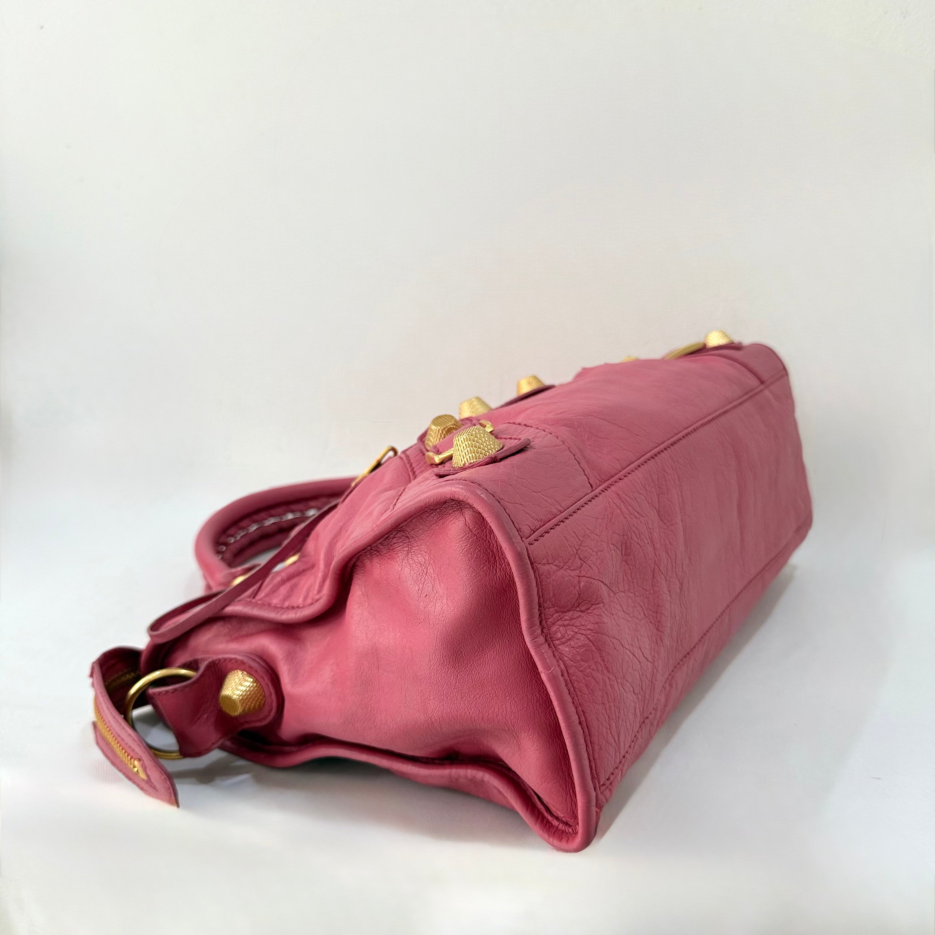 Balenciaga City Giant Studs Bag Leather Medium