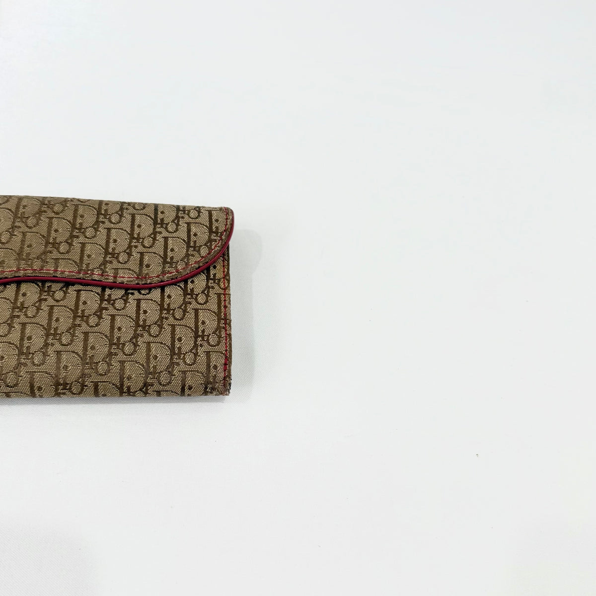 Christian Dior Rasta Print Saddle Wallet