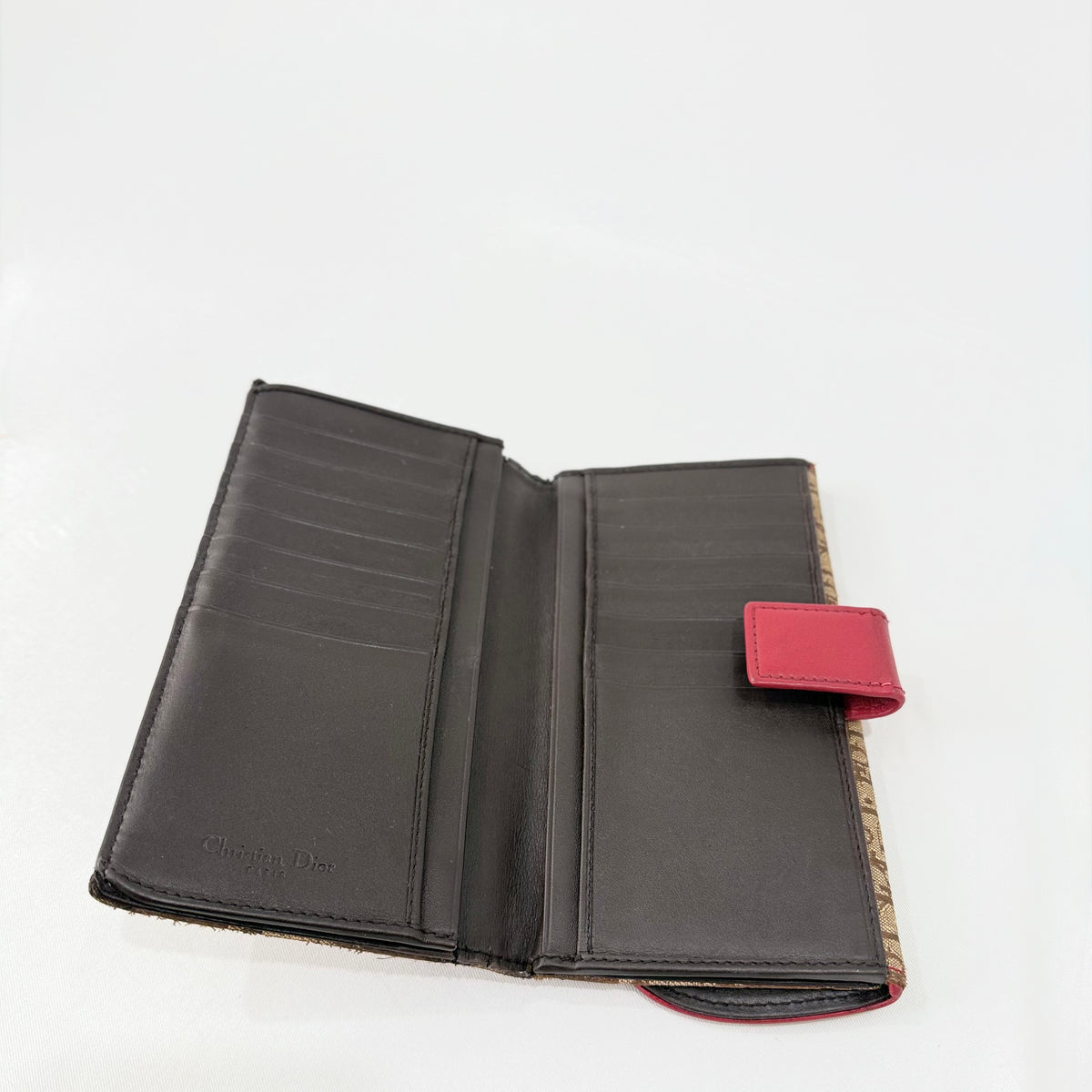 Christian Dior Rasta Print Saddle Wallet