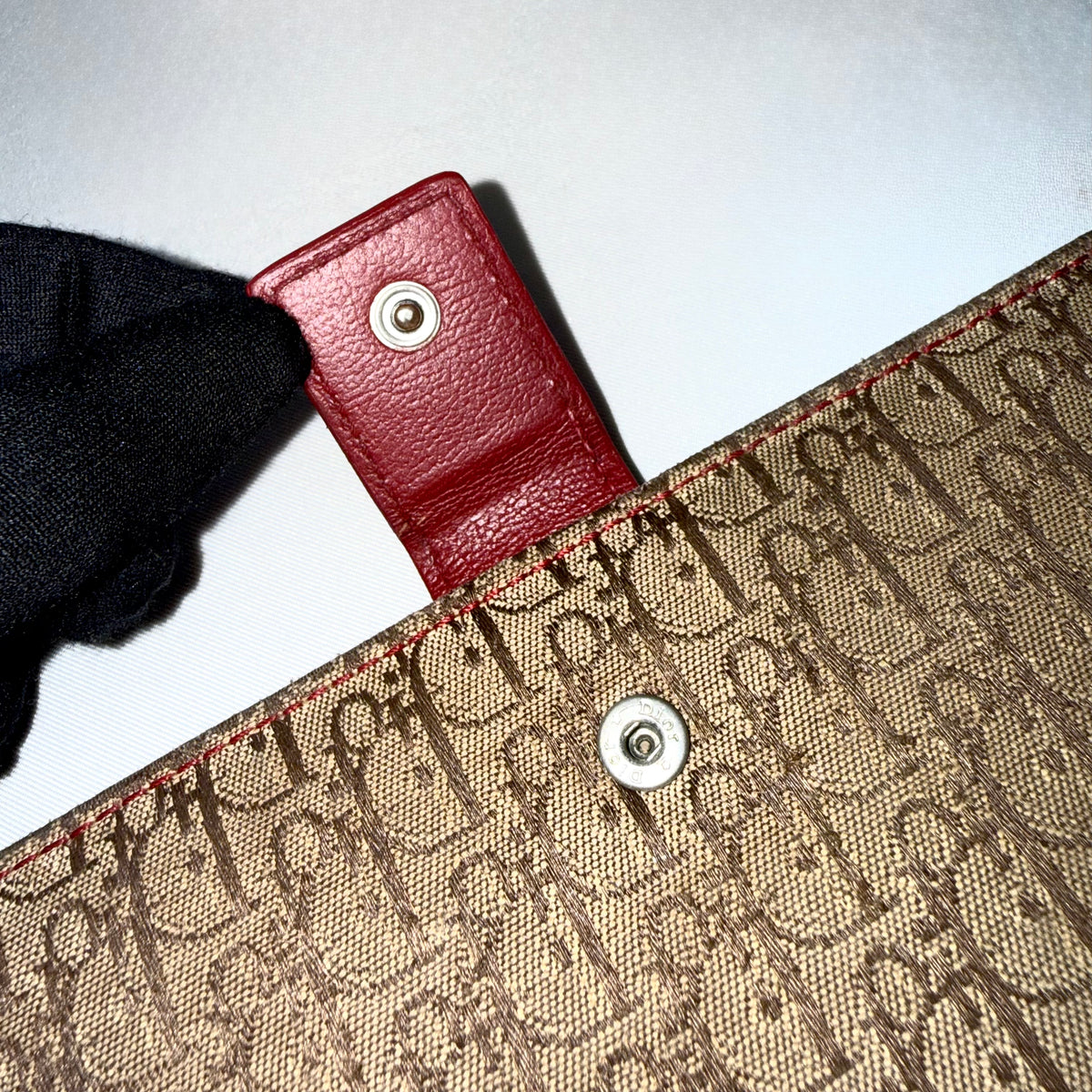 Christian Dior Rasta Print Saddle Wallet