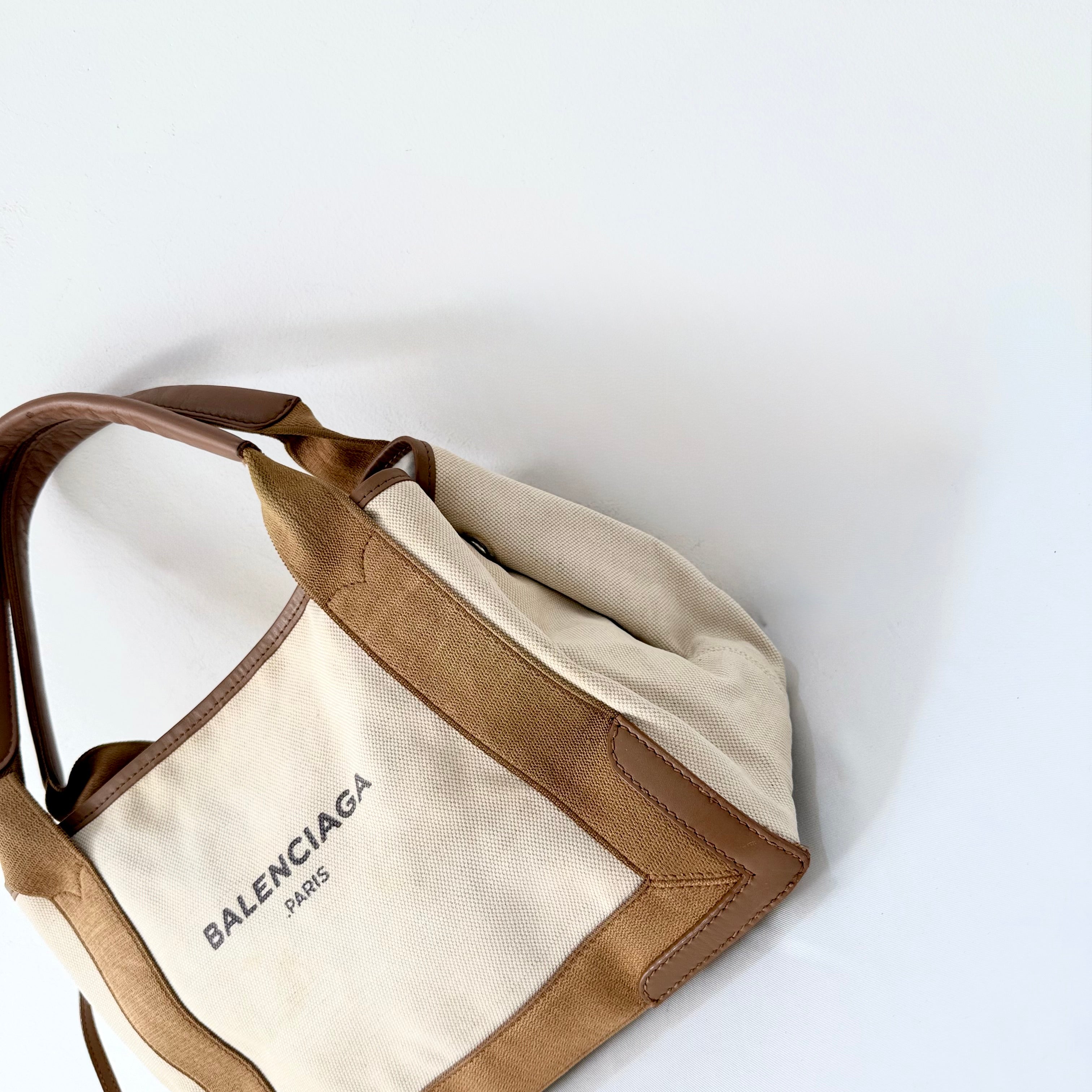 Balenciaga Cabas in Brown / Beige Tote Bag