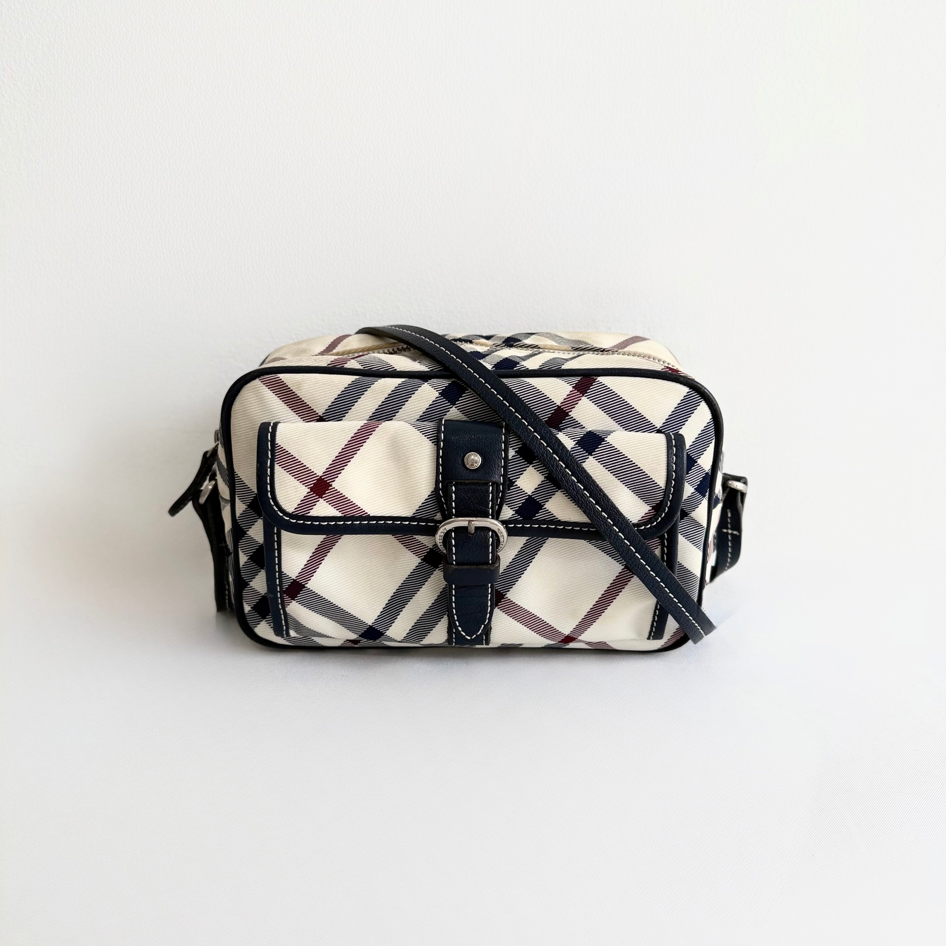 Burberry Blue Label Nova Check Crossbody Bag
