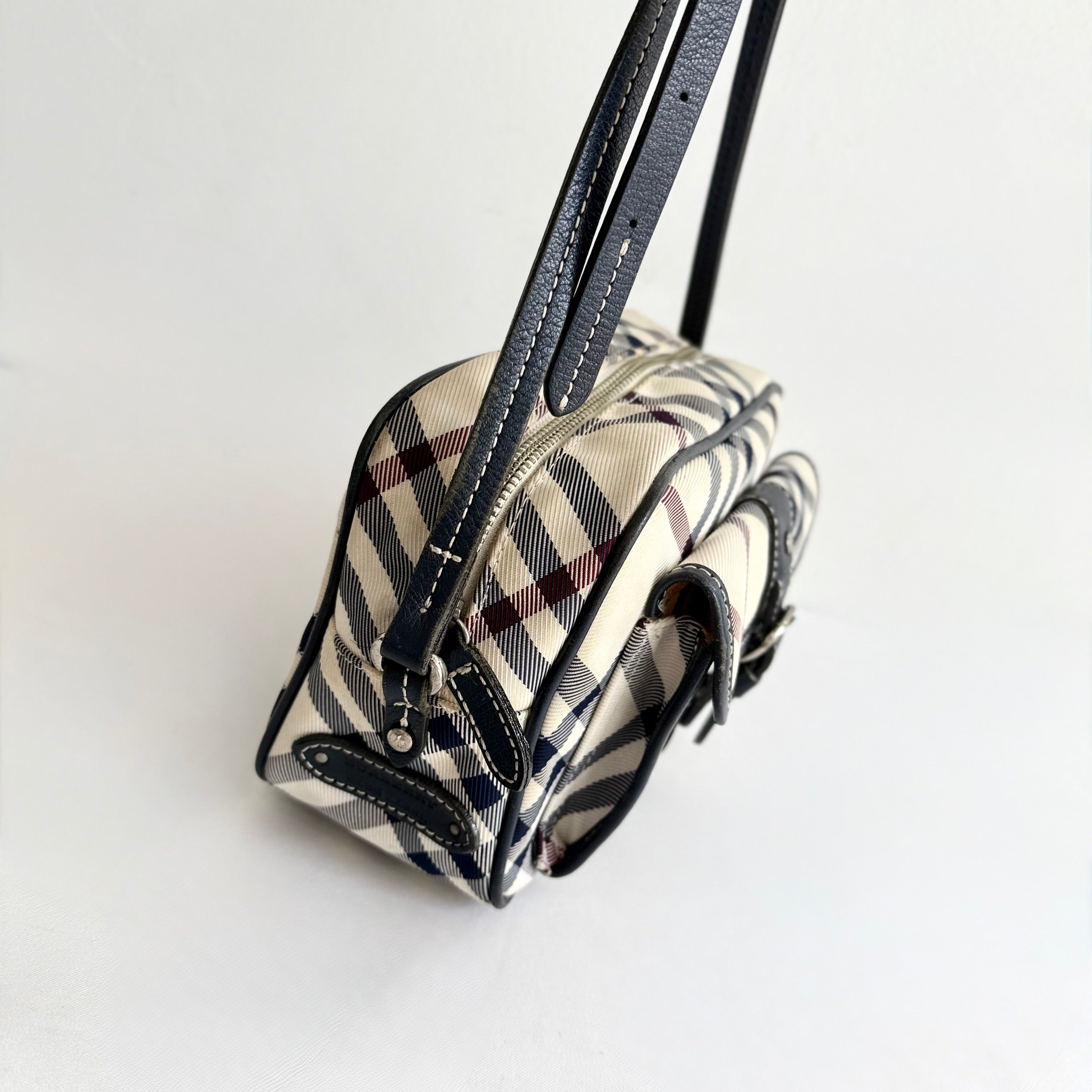 Burberry Blue Label Nova Check Crossbody Bag