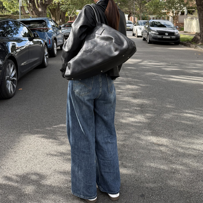 Vivienne Westwood Yasmin Orb Black Leather