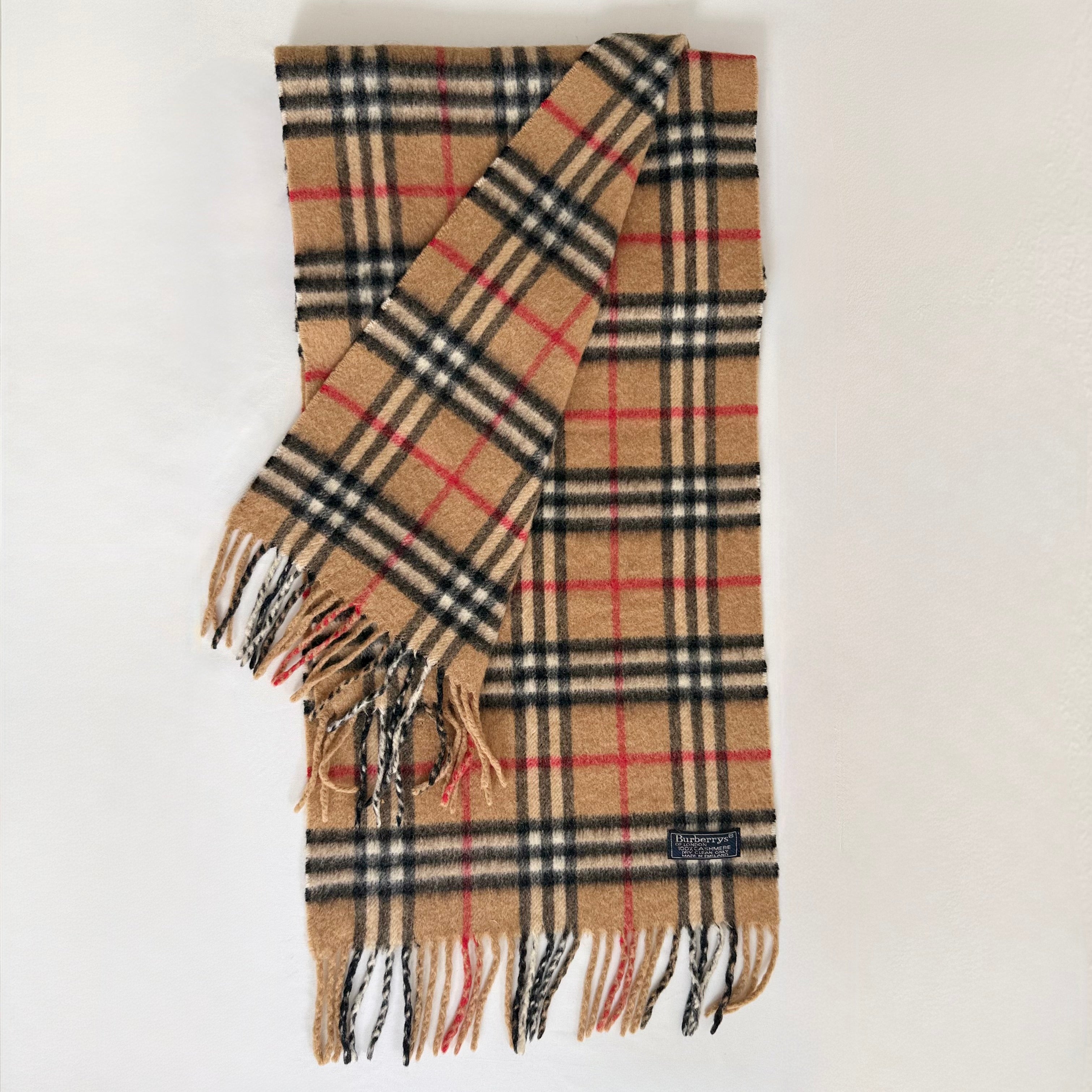 Burberry Check Cashmere Scarf