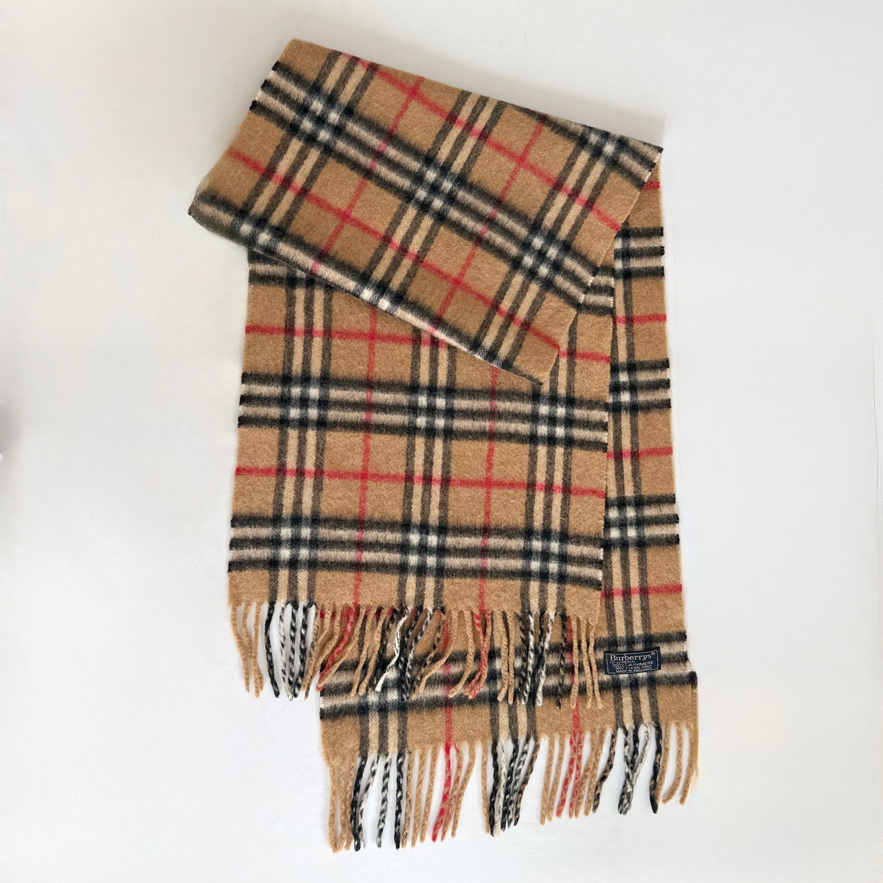 Burberry Check Cashmere Scarf