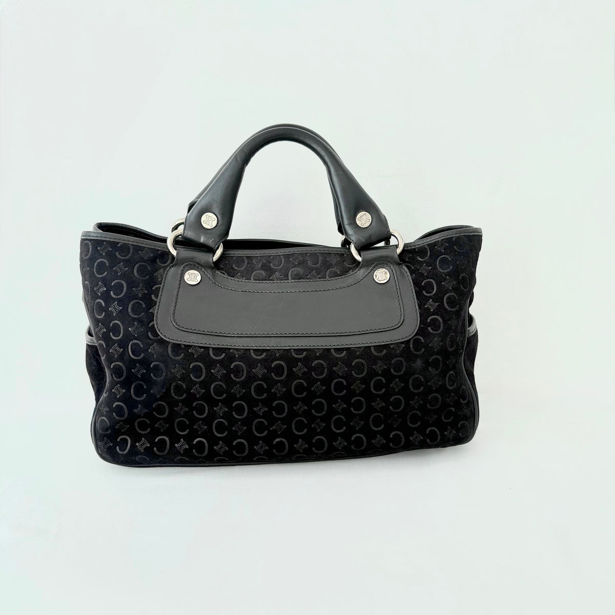 Celine 2000 C Macadam Suede Boogie handbag