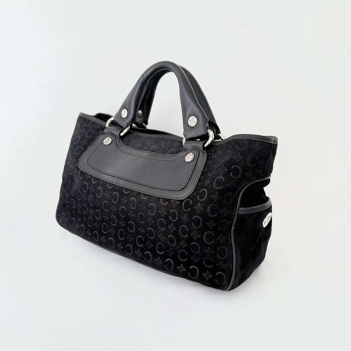 Celine 2000 C Macadam Suede Boogie handbag
