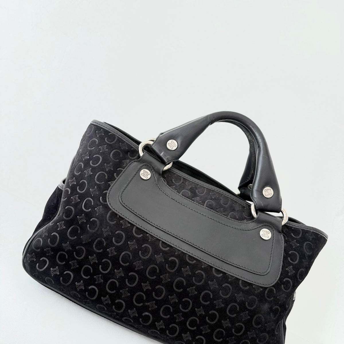 Celine 2000 C Macadam Suede Boogie handbag