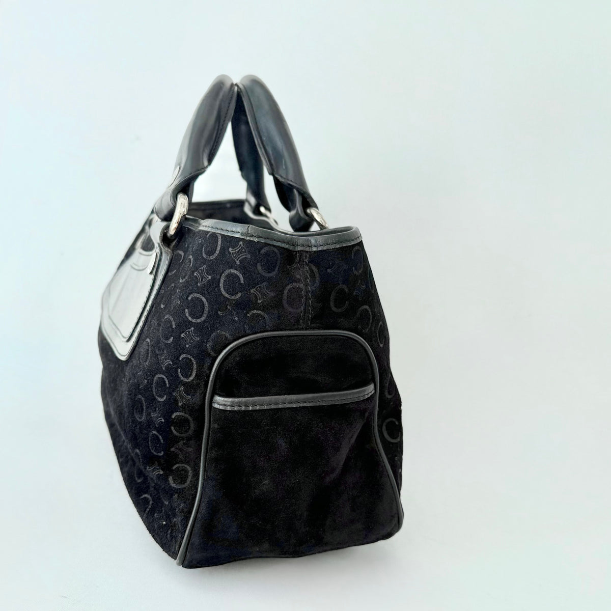 Celine 2000 C Macadam Suede Boogie handbag