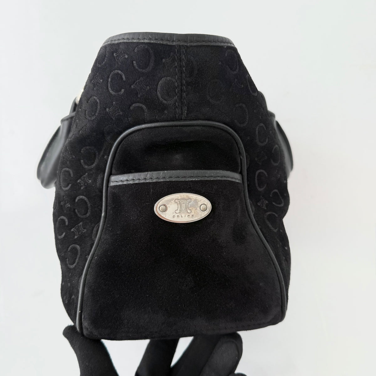 Celine 2000 C Macadam Suede Boogie handbag