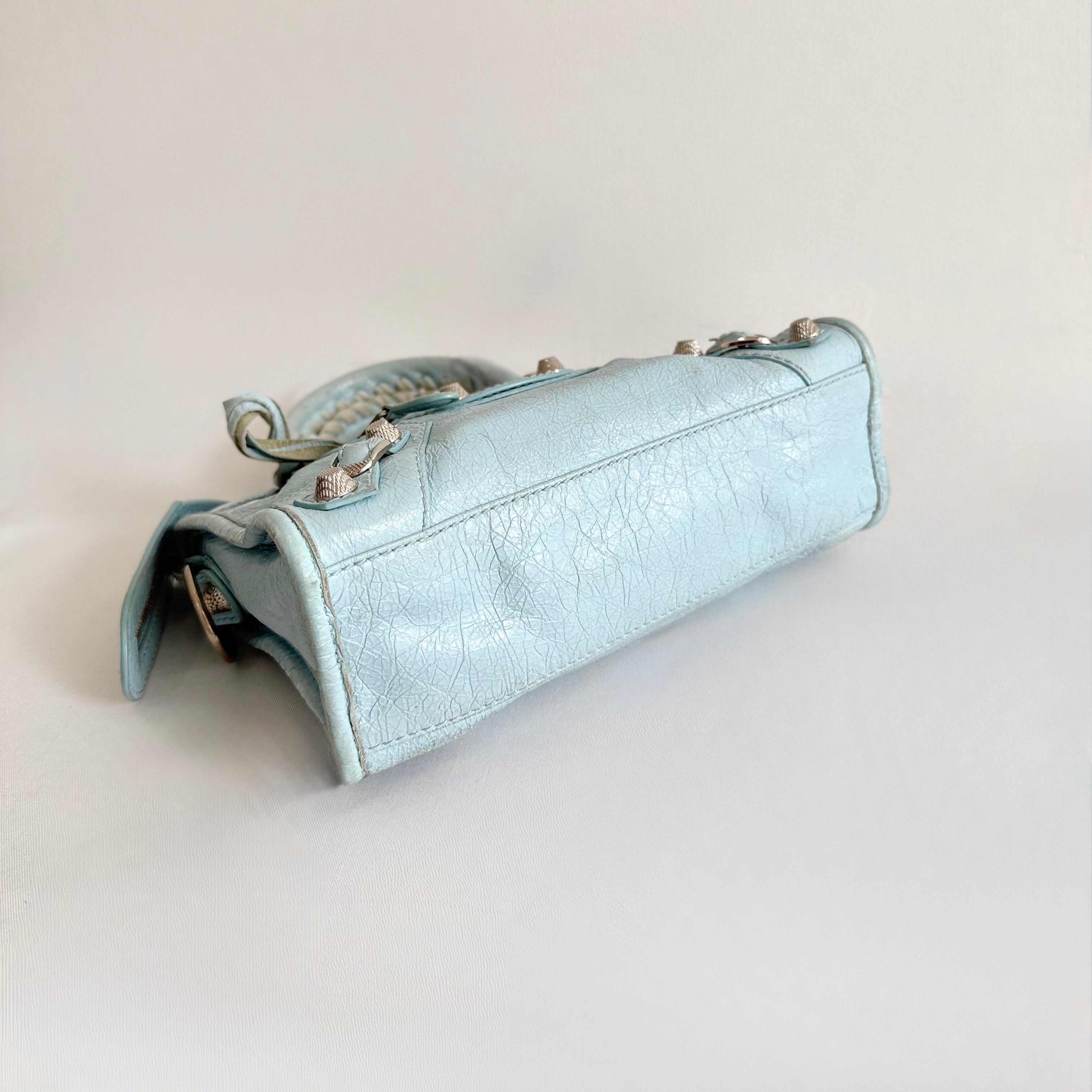 Balenciaga Le City Bag Mini in Cloudy Blue 