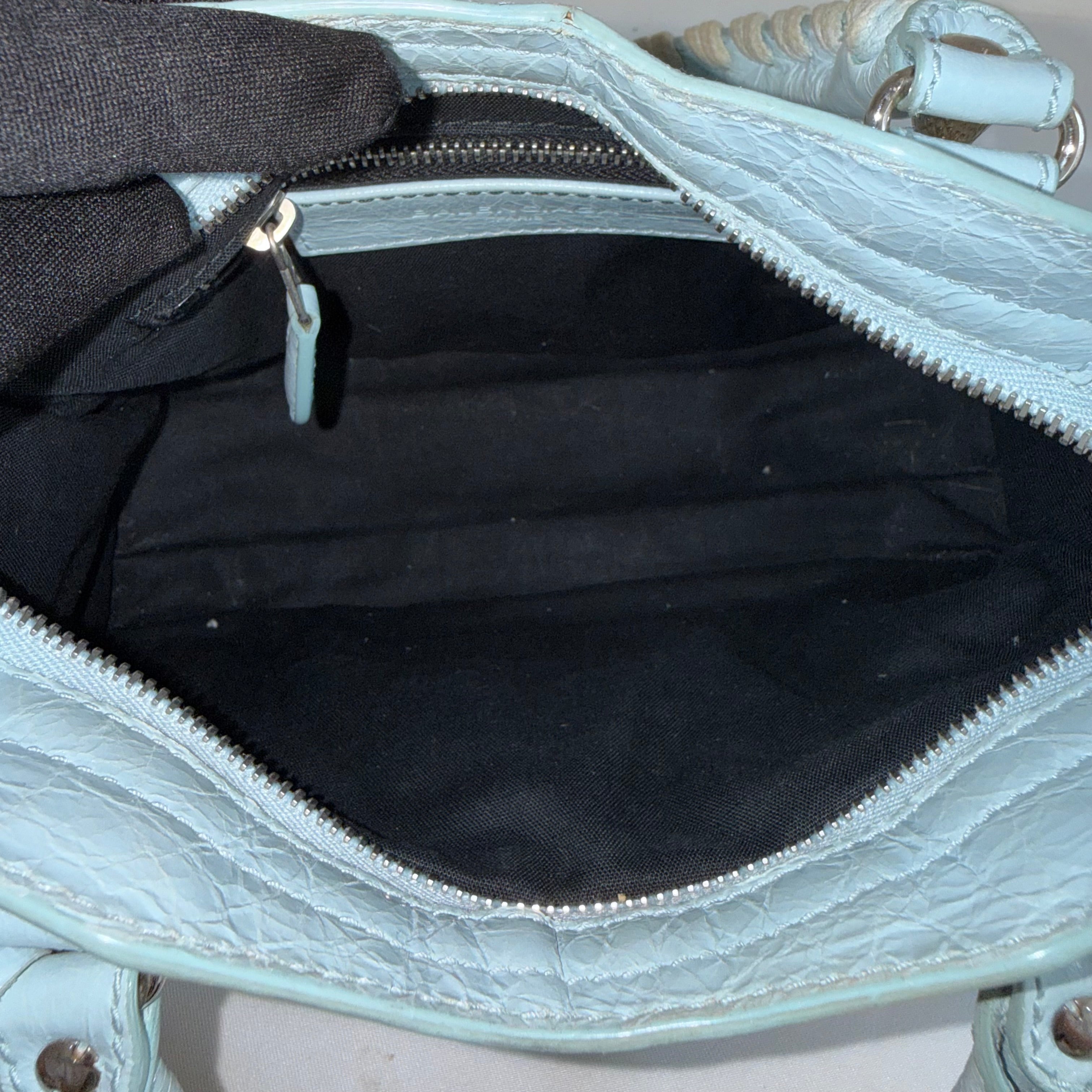 Balenciaga Le City Bag Mini in Cloudy Blue 