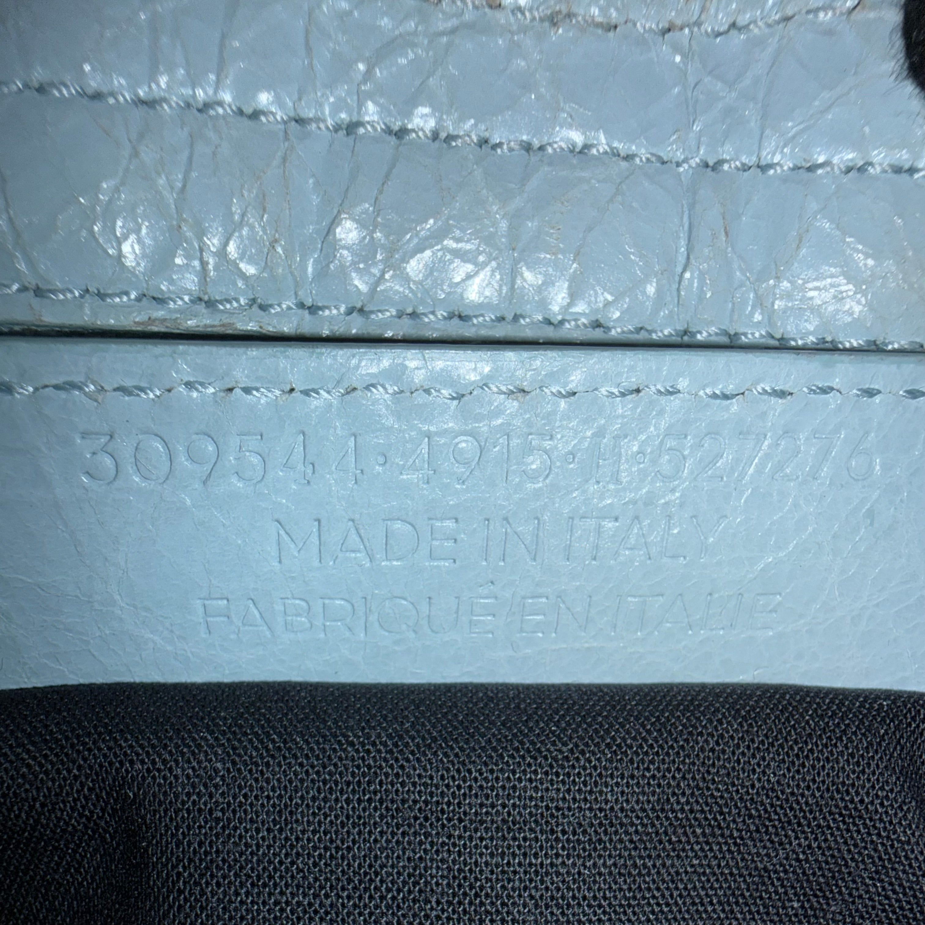 Balenciaga Le City Bag Mini in Cloudy Blue 