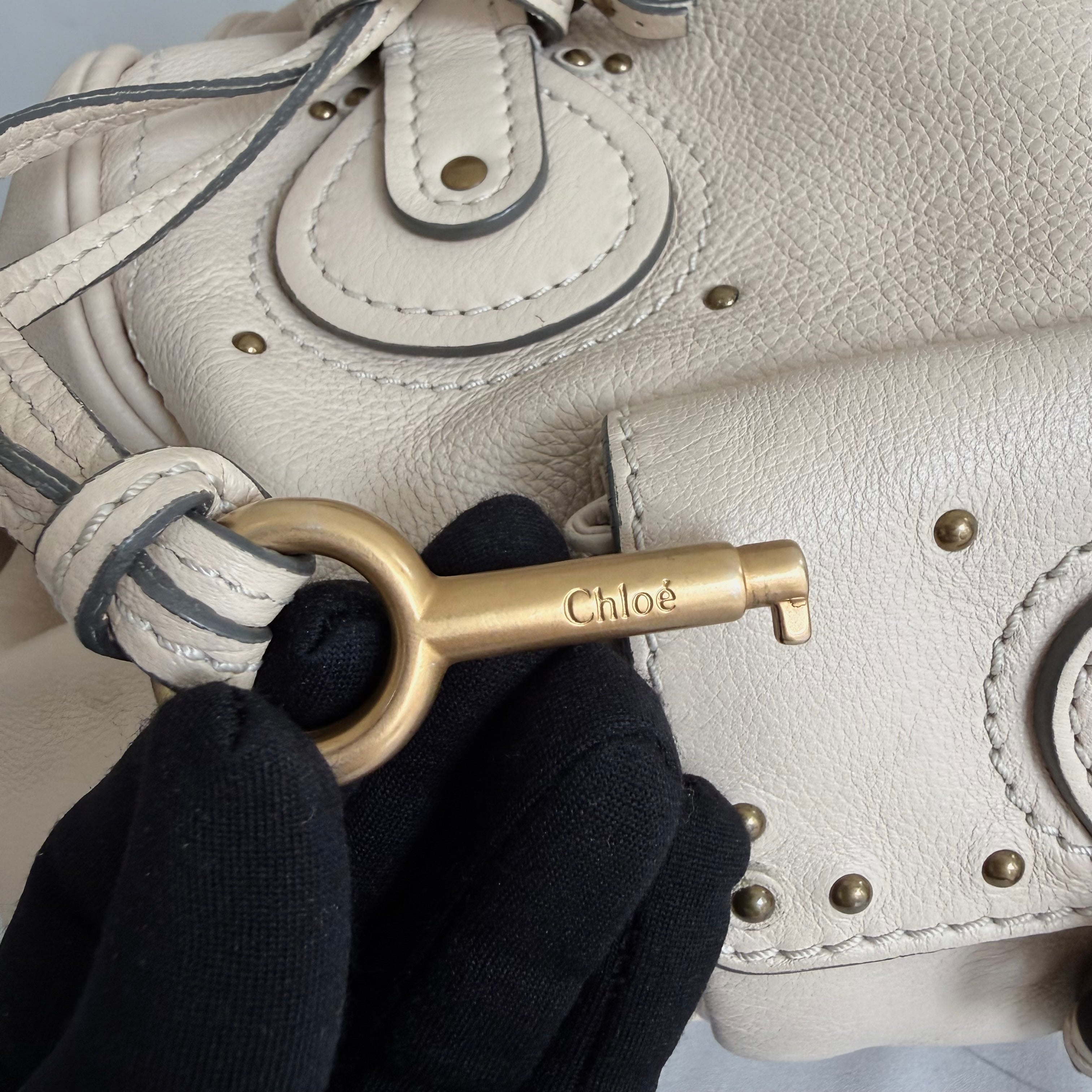 Chloe Paddington Ivory Shoulder Bag