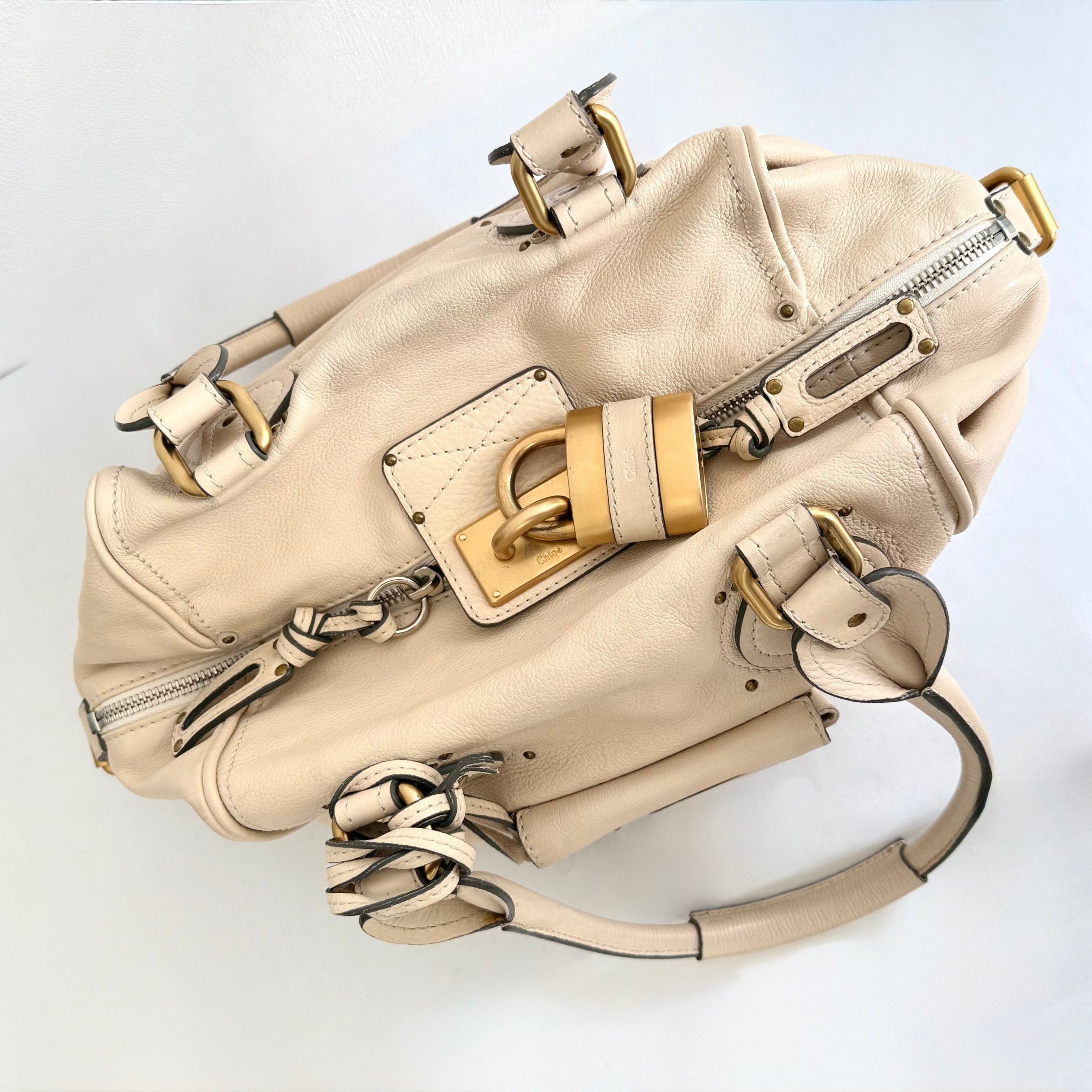 Chloe Paddington Ivory Shoulder Bag