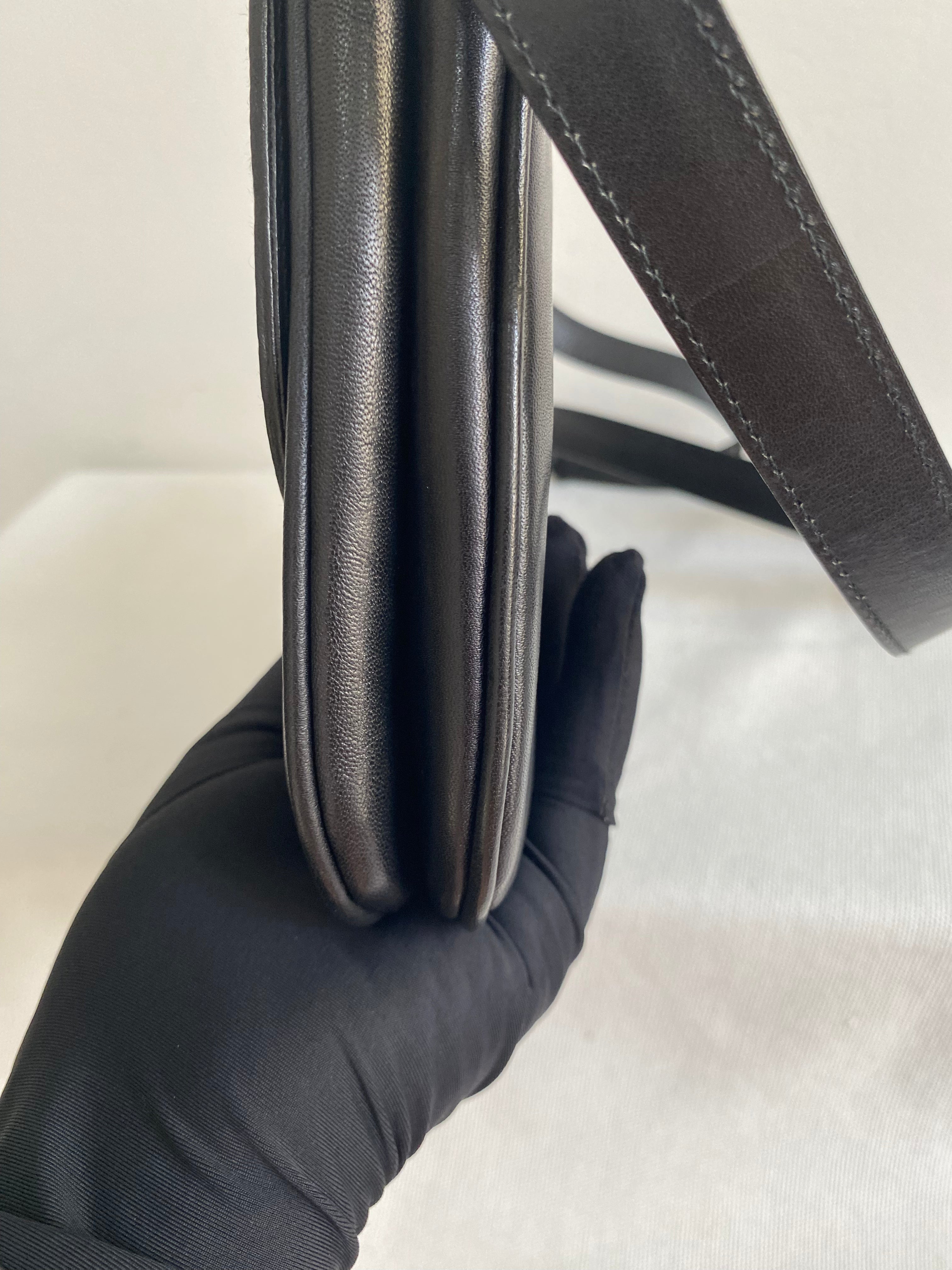 Celine Classic Black Leather Bag