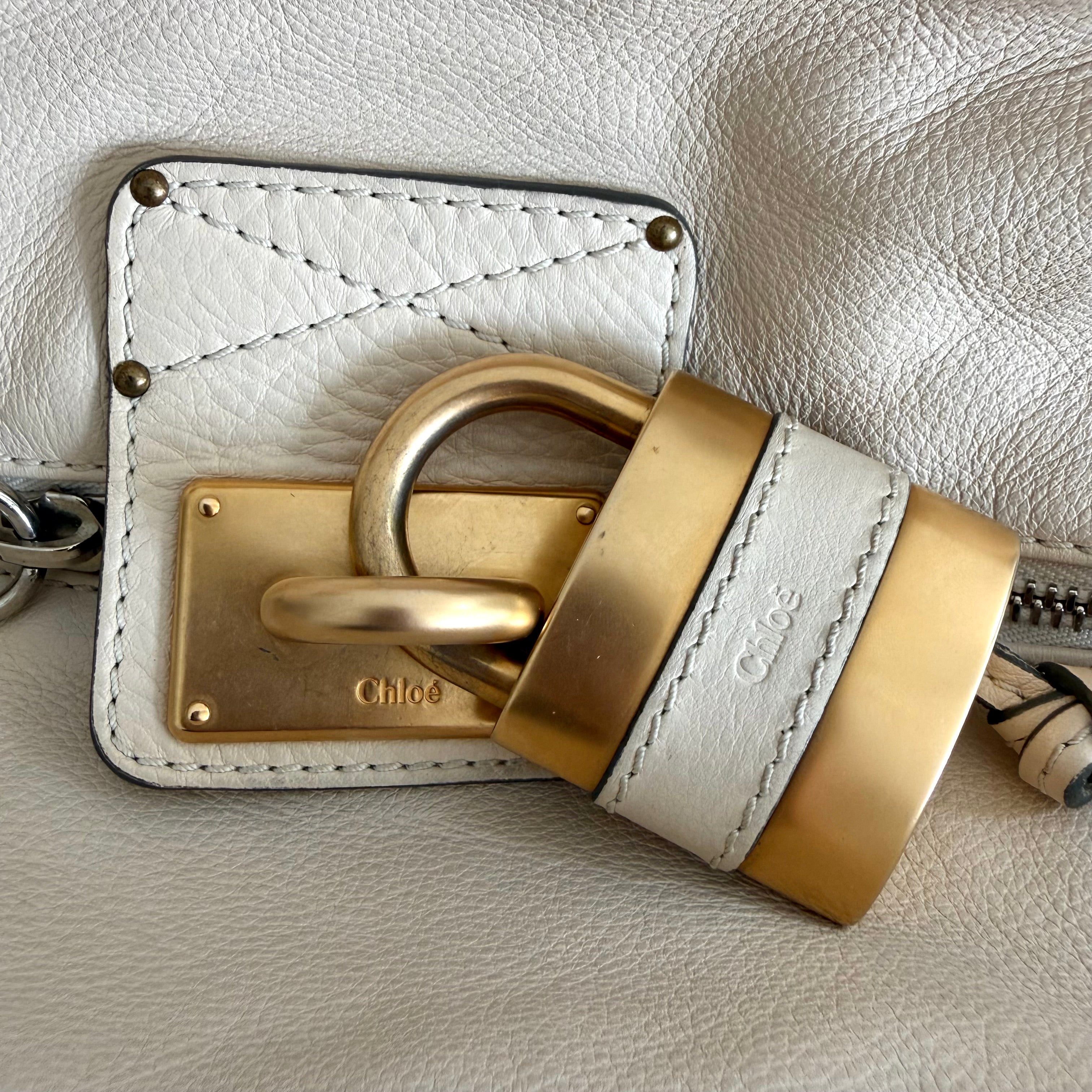 Chloe Paddington Ivory Shoulder Bag