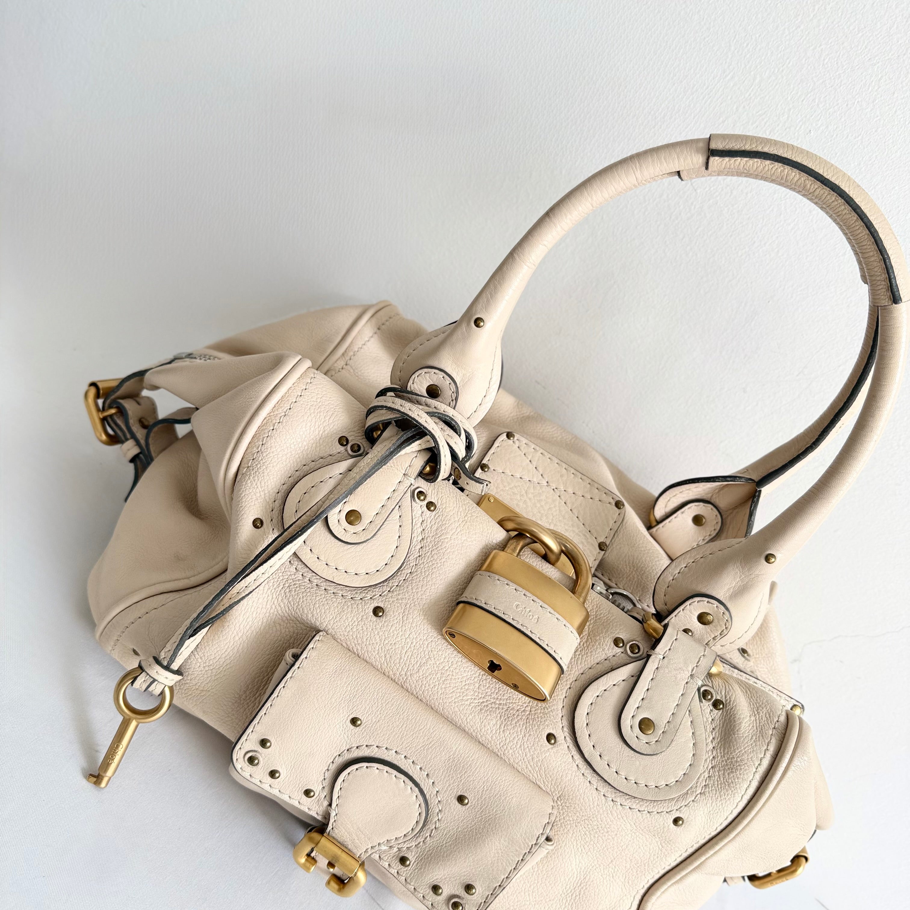 Chloe Paddington Ivory Shoulder Bag