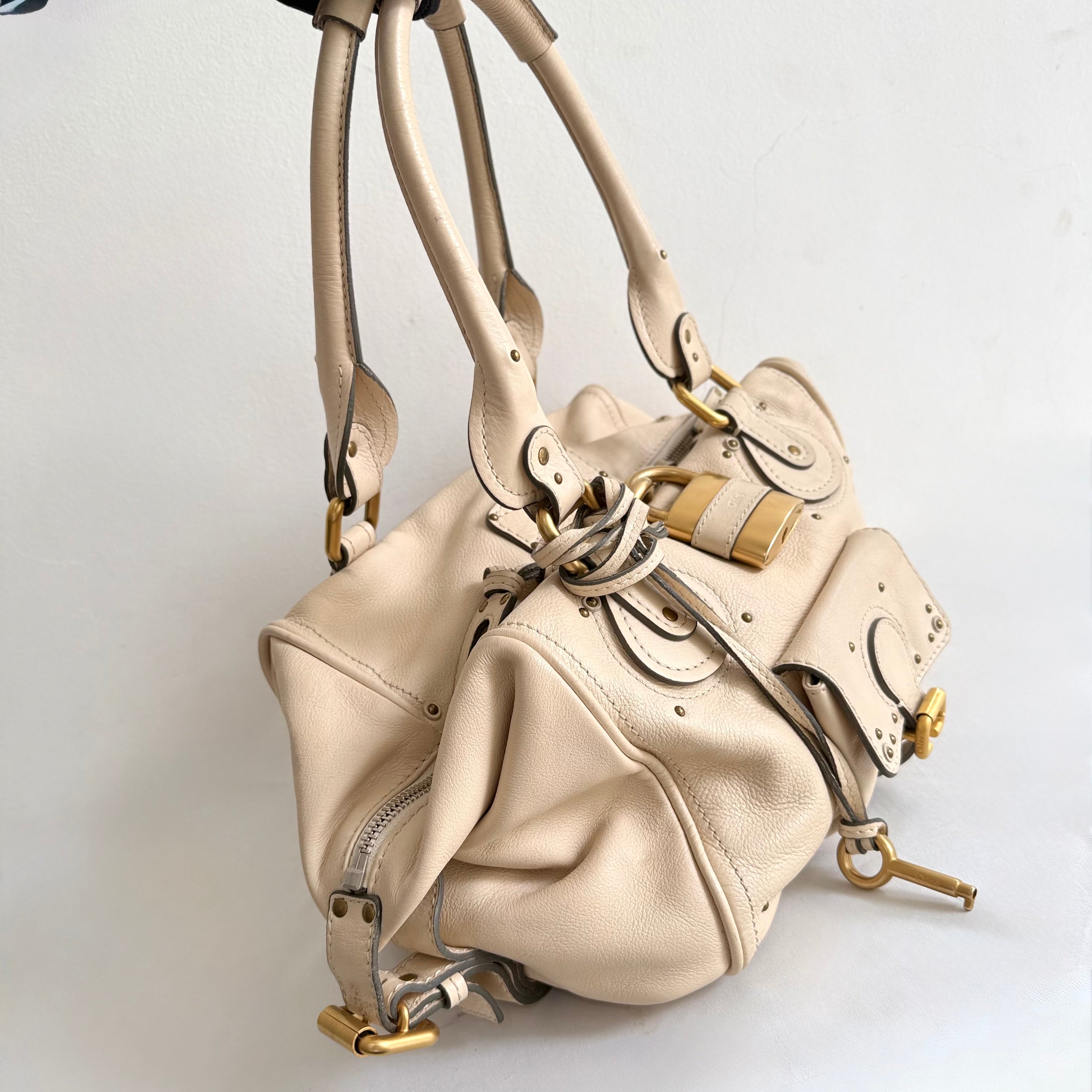 Chloe Paddington Ivory Shoulder Bag