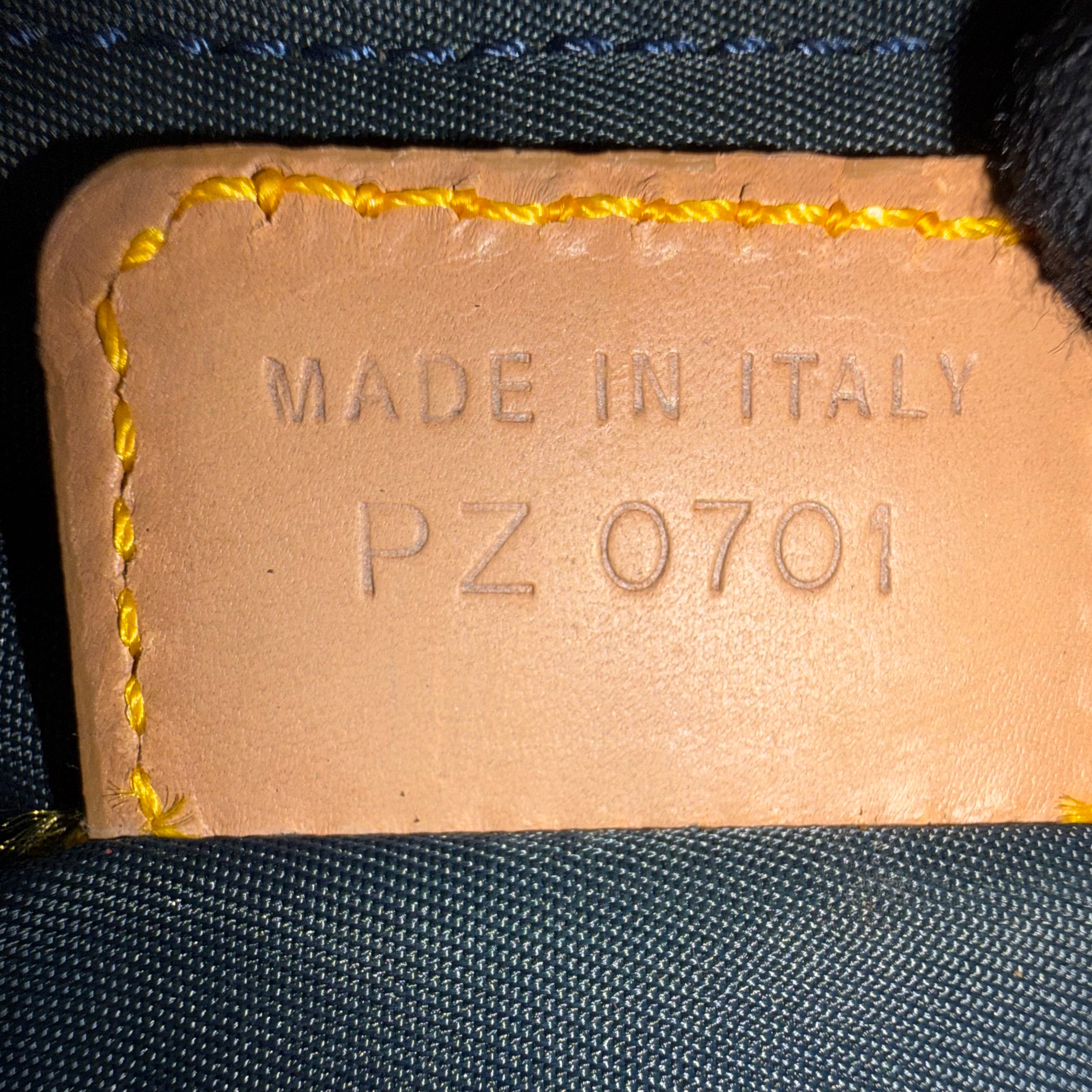 Christian Dior 2001 Blue Denim Saddle Bag