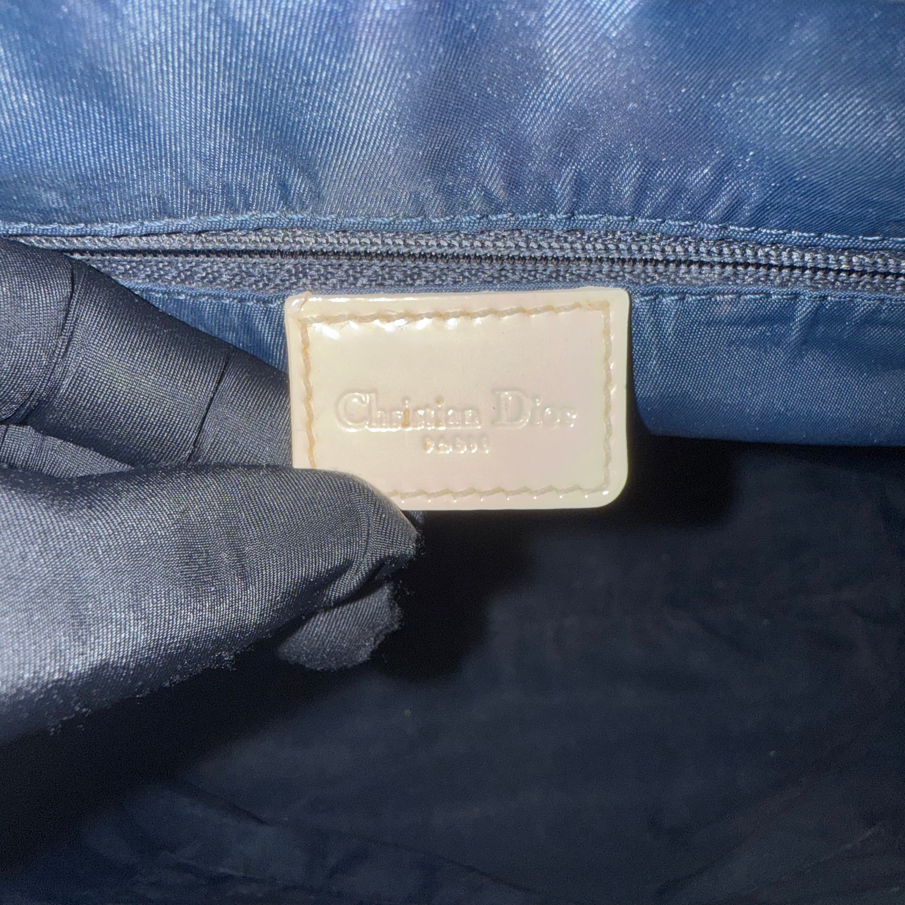 Christian Dior Monogram Trotter No. 1 Tote Bag Navy