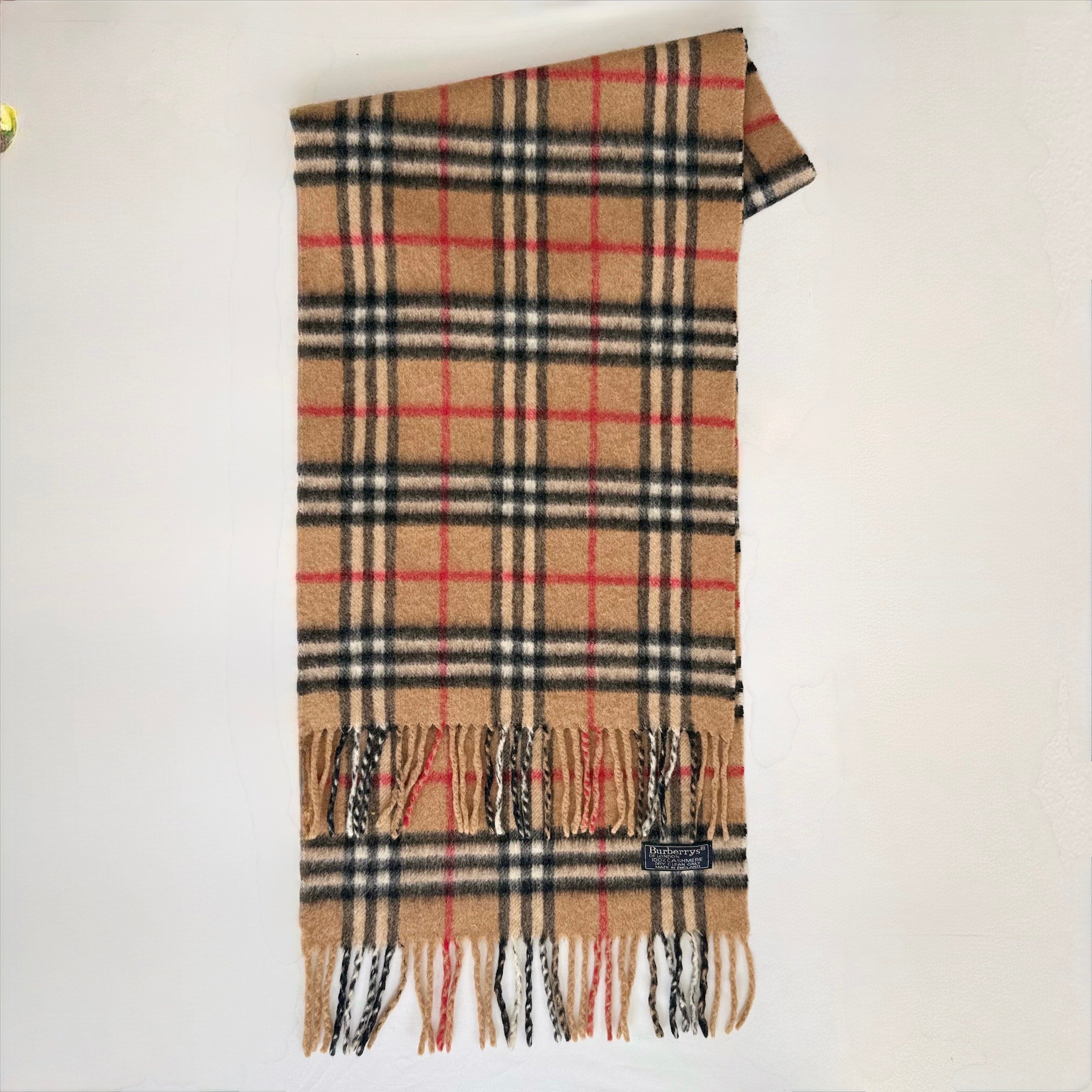 Burberry Check Cashmere Scarf