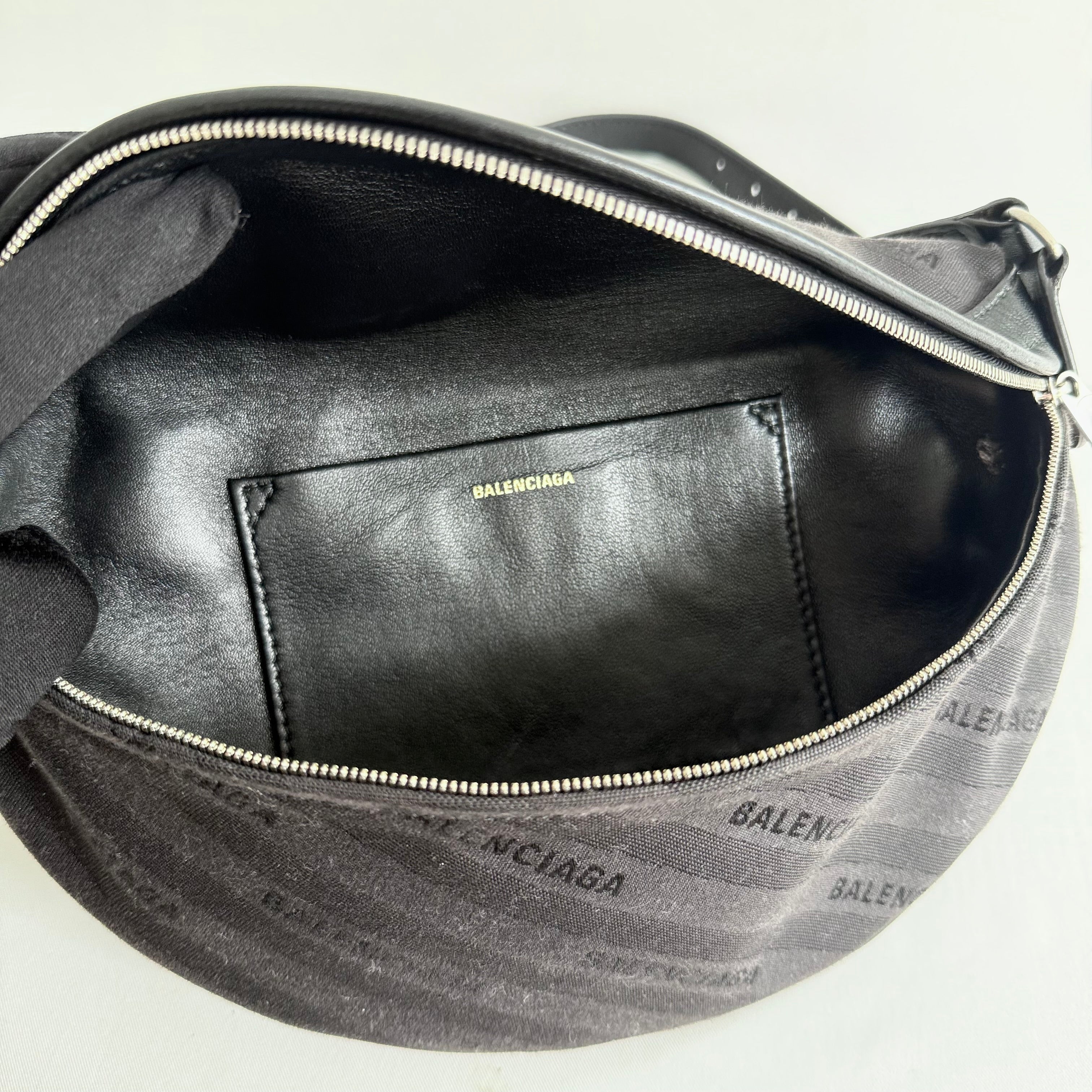 Balenciaga Black Souvenir Charm Bag 