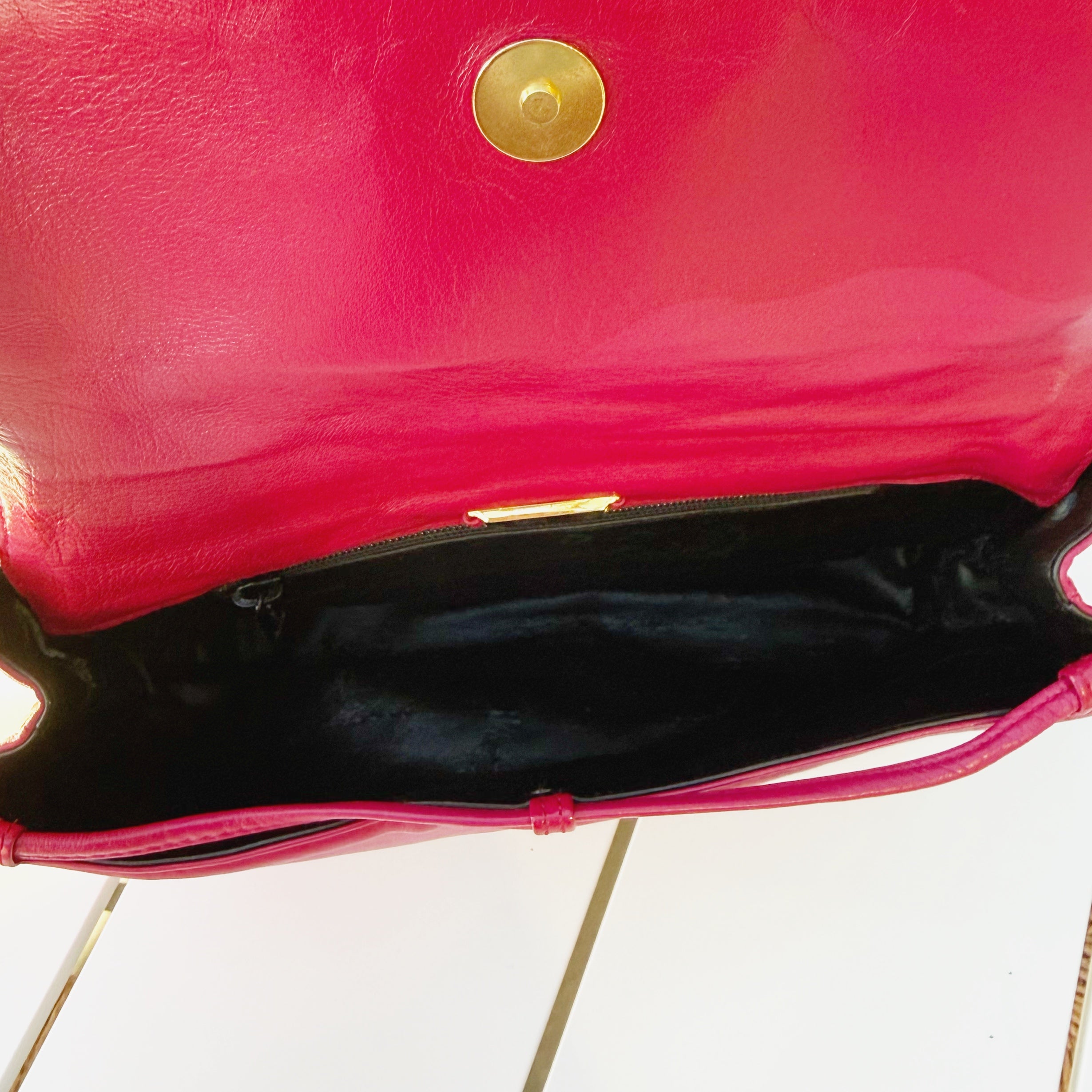 LOEWE Pink Anagram Mini Leather Bag