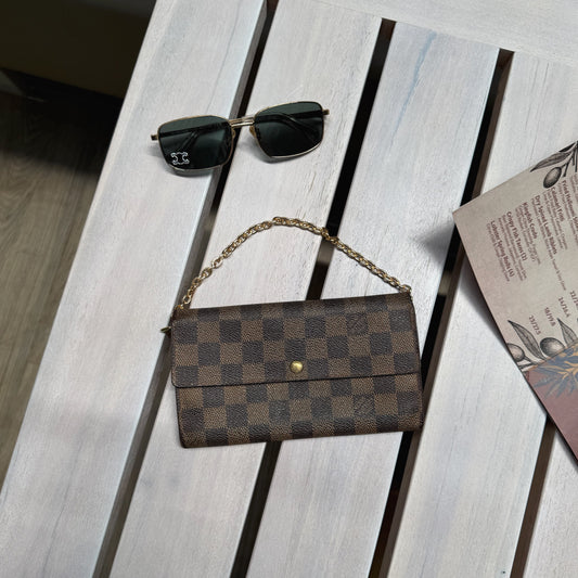 Louis Vuitton Sarah Wallet Damier Ebene