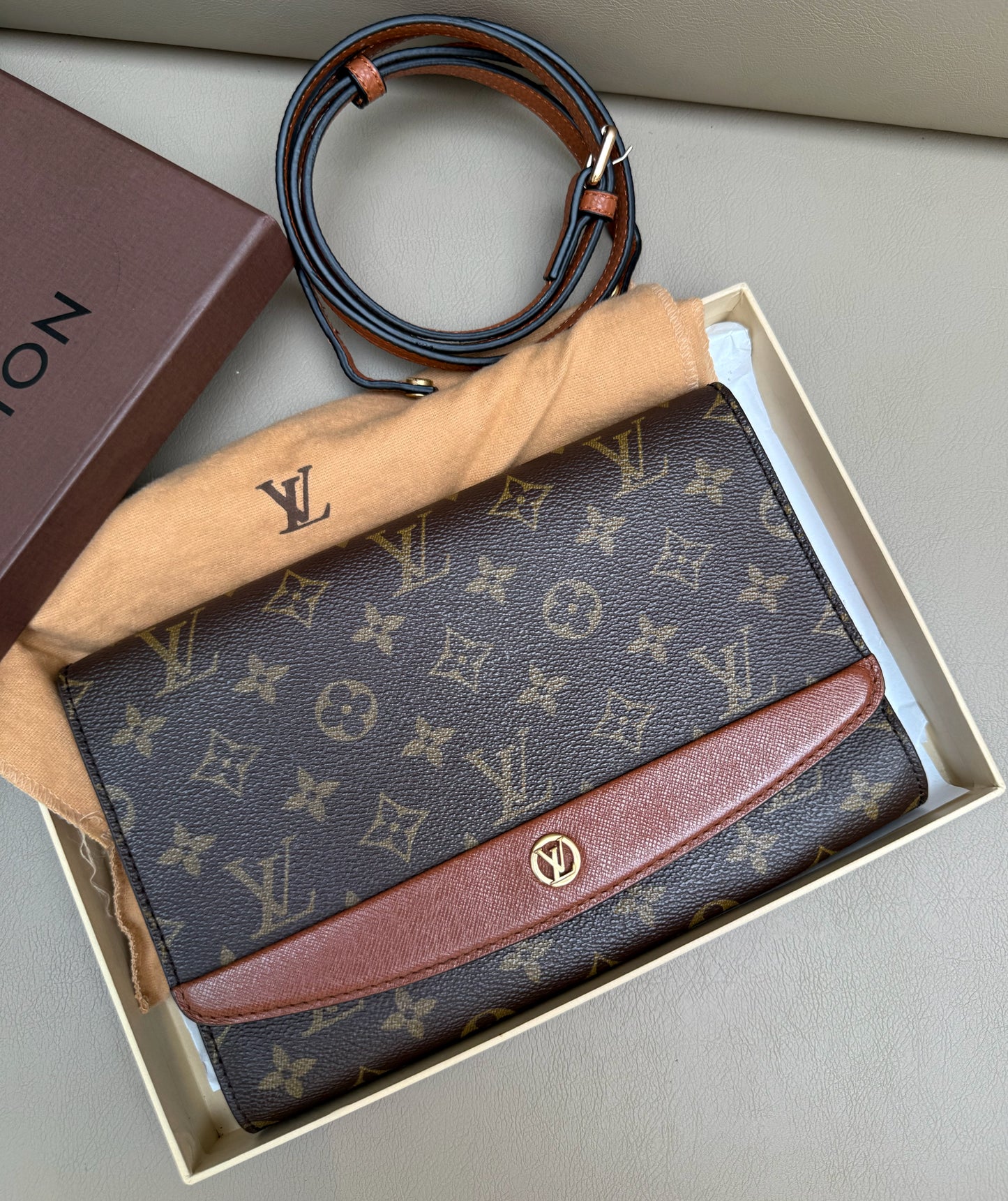 Louis Vuitton Monogram Bordeaux Shoulder Bag