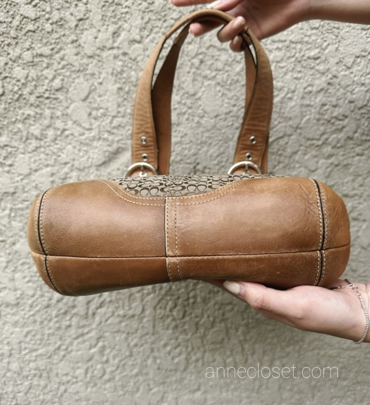 Coach Soho Signature Four Buckle Strap Hobo
