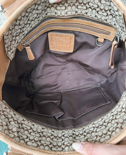 Coach Soho Signature Four Buckle Strap Hobo