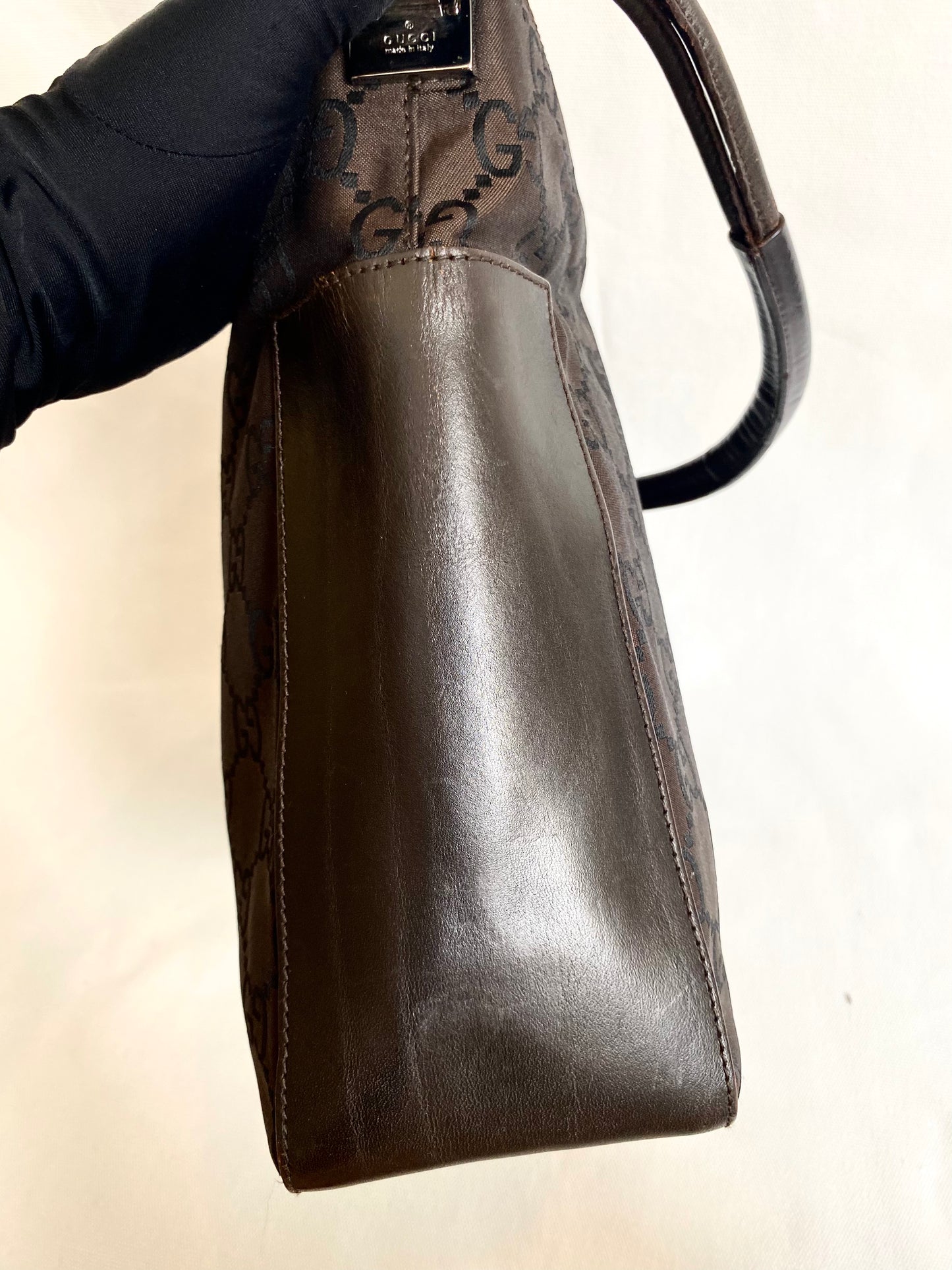 Gucci Tom Ford Slim Horsebit Brown Shoulder Bag