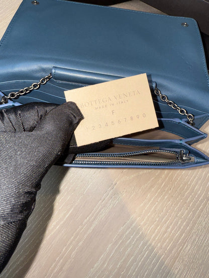 Bottega Veneta Nappa Intrecciato Continental Wallet on Chain