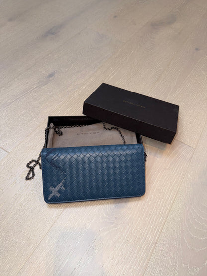Bottega Veneta Nappa Intrecciato Continental Wallet on Chain
