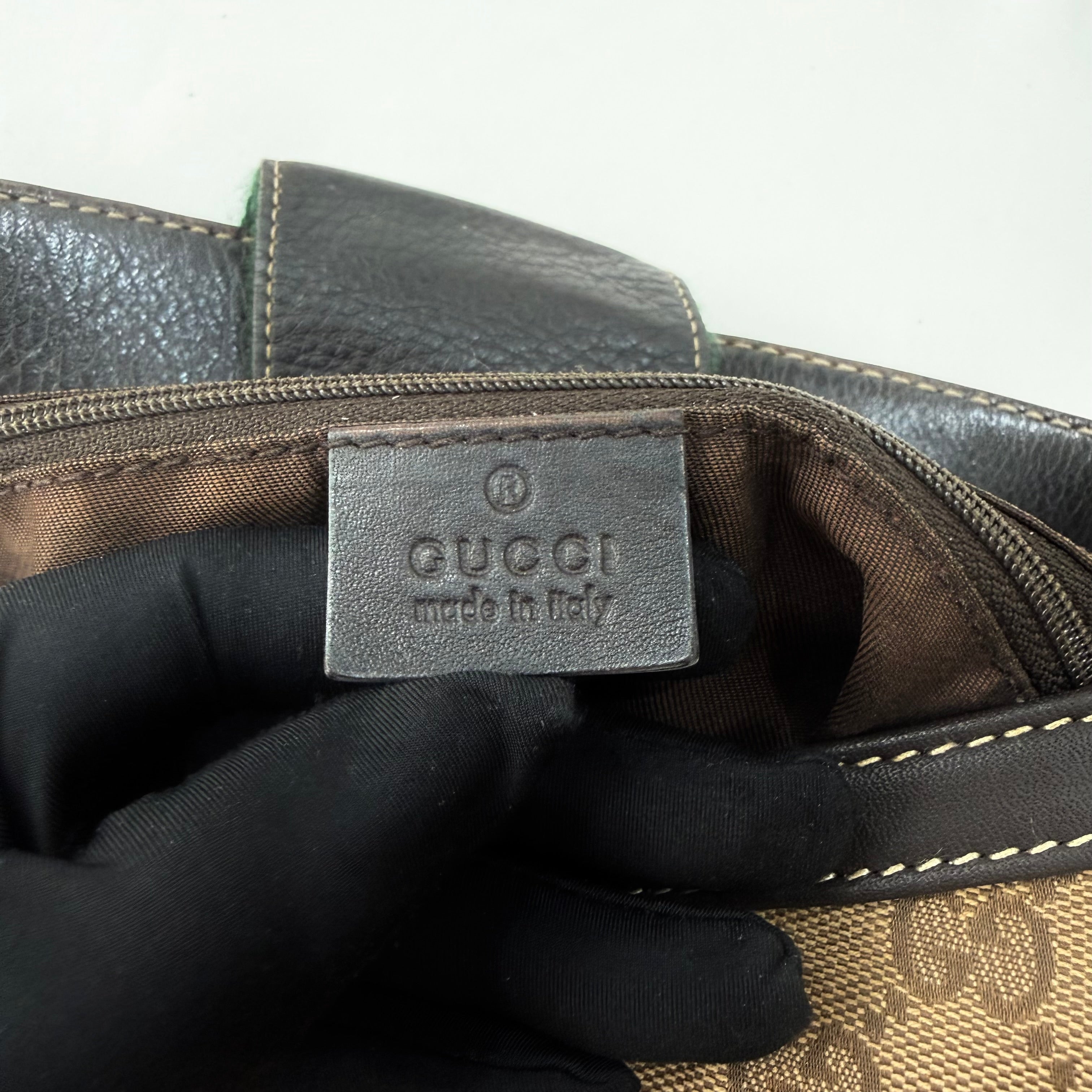Gucci GG Canvas New Ladies Web Hobo