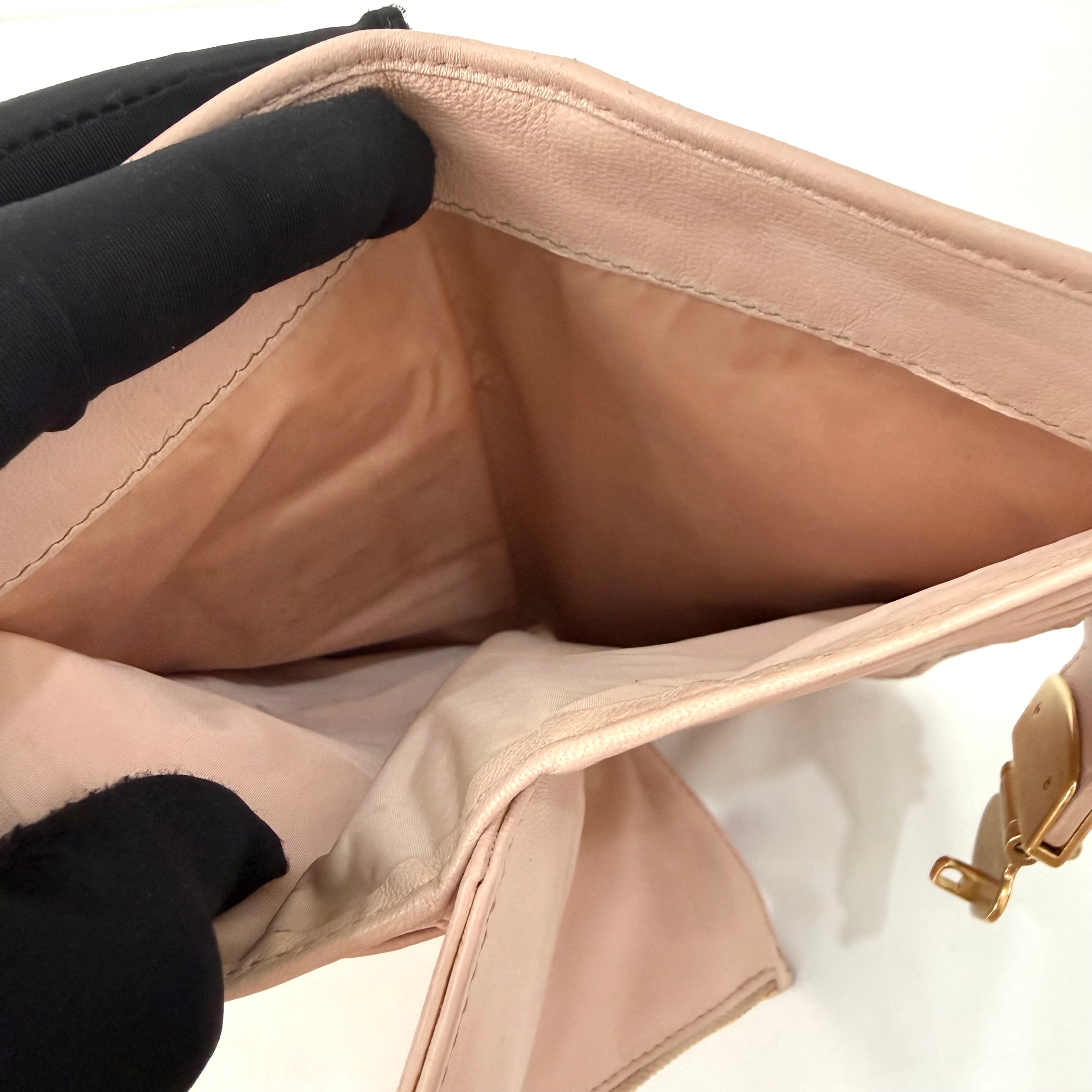 Miu Miu Vitello Lux Leather Pink Wallet