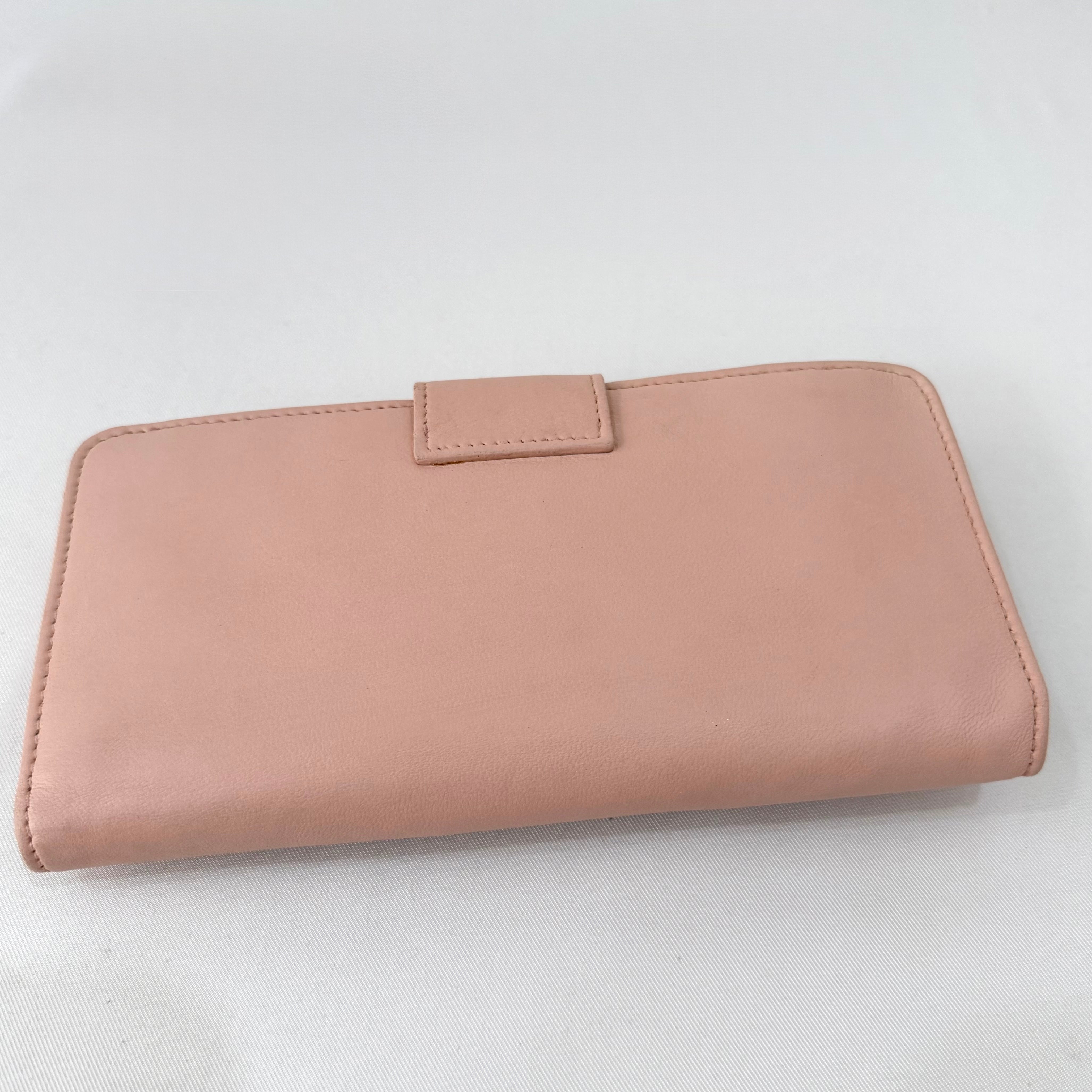 Miu Miu Vitello Lux Leather Pink Wallet