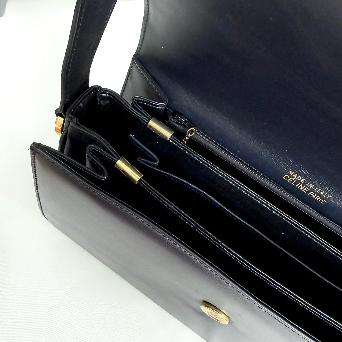 Celine Vintage Horse and Carriage Shoulder Bag