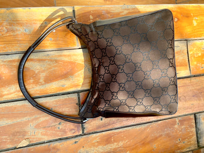 Gucci Tom Ford Slim Horsebit Brown Shoulder Bag