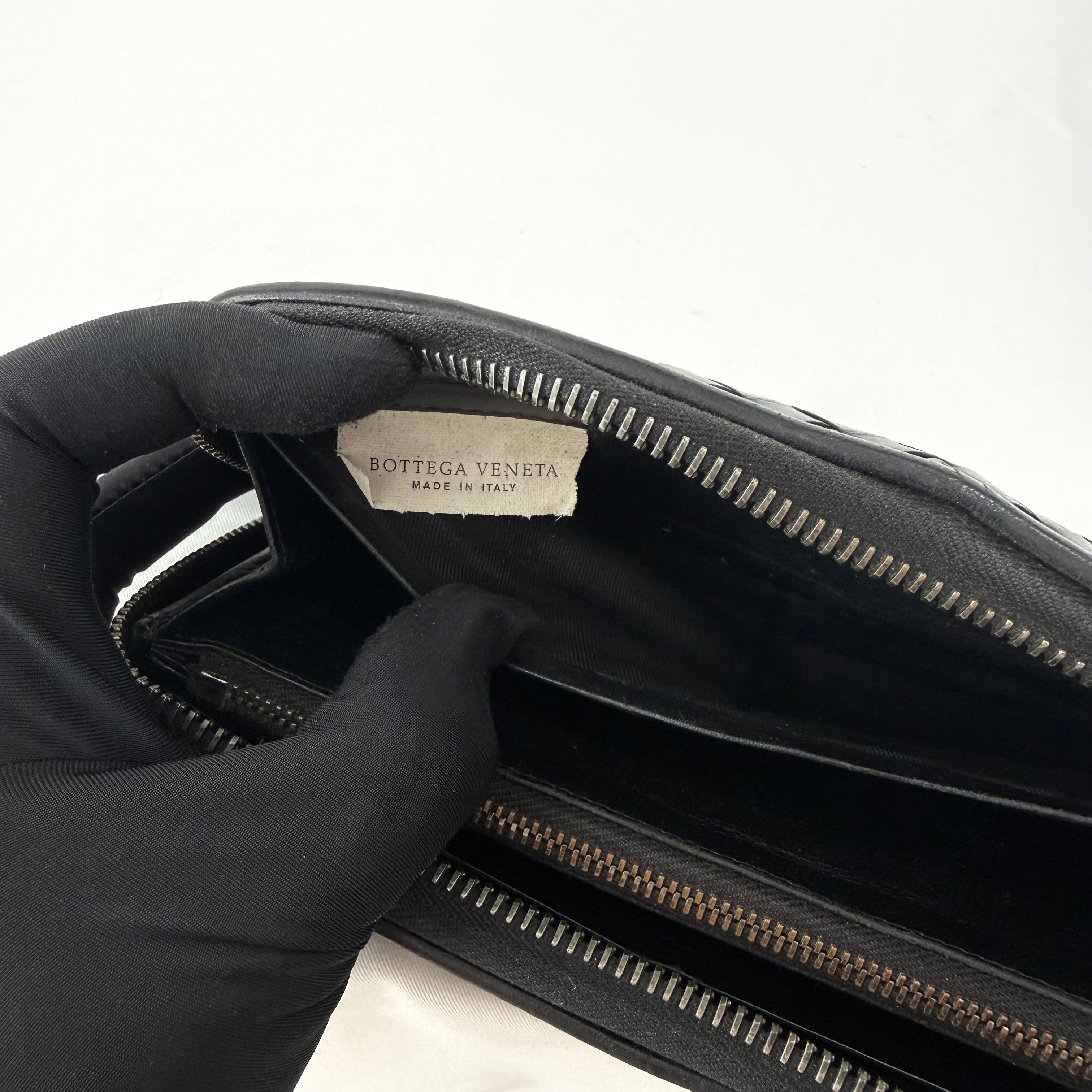 Bottega Veneta Intrecciato Piccolo Zip Around Wallet