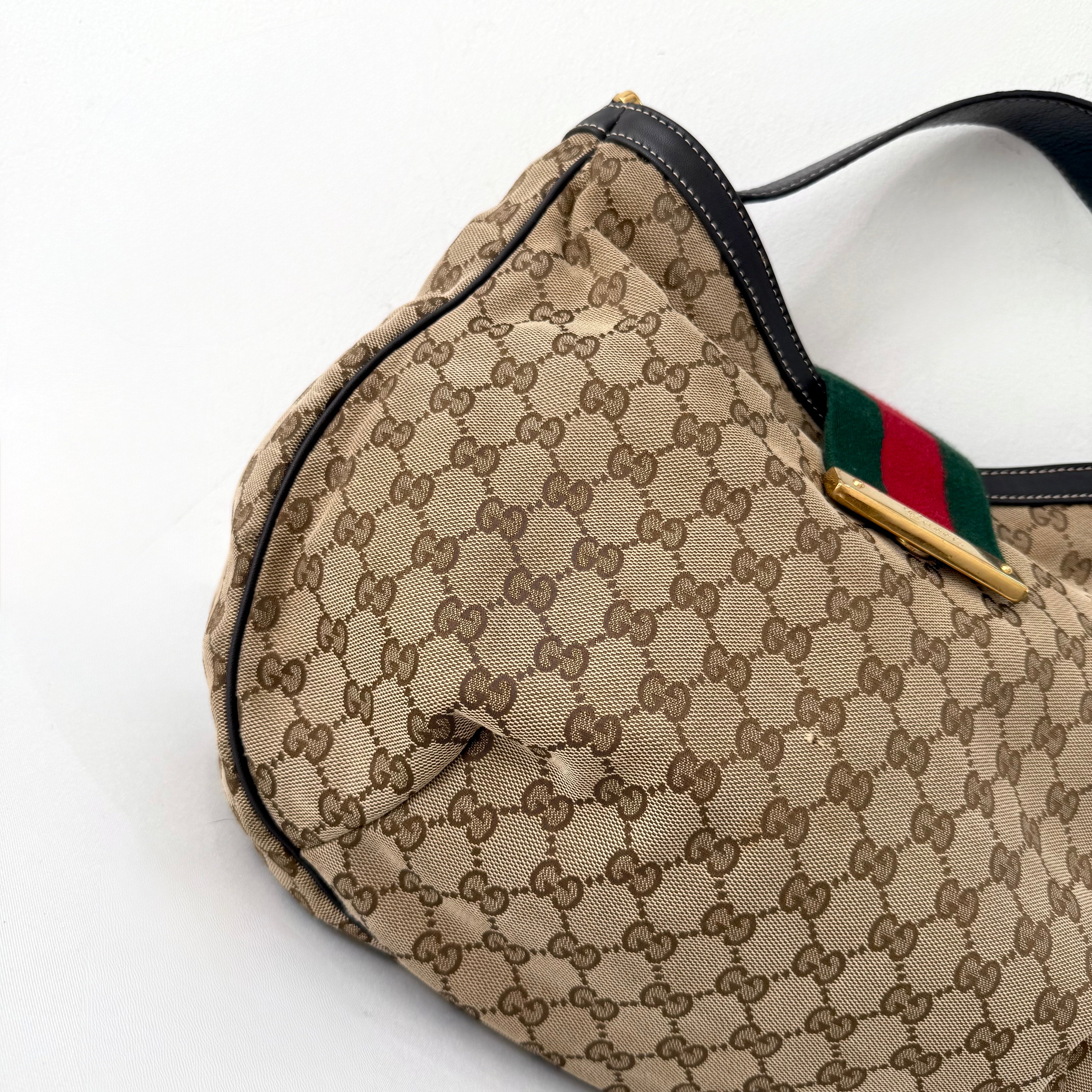 Gucci GG Canvas New Ladies Web Hobo