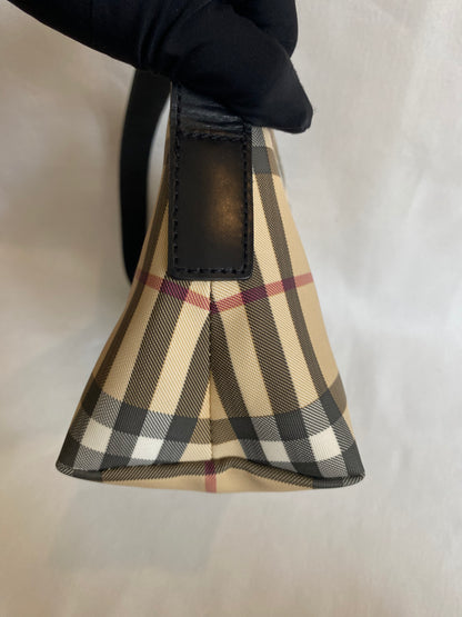 BURBERRY NOVA CHECK BAGUETTE BAG