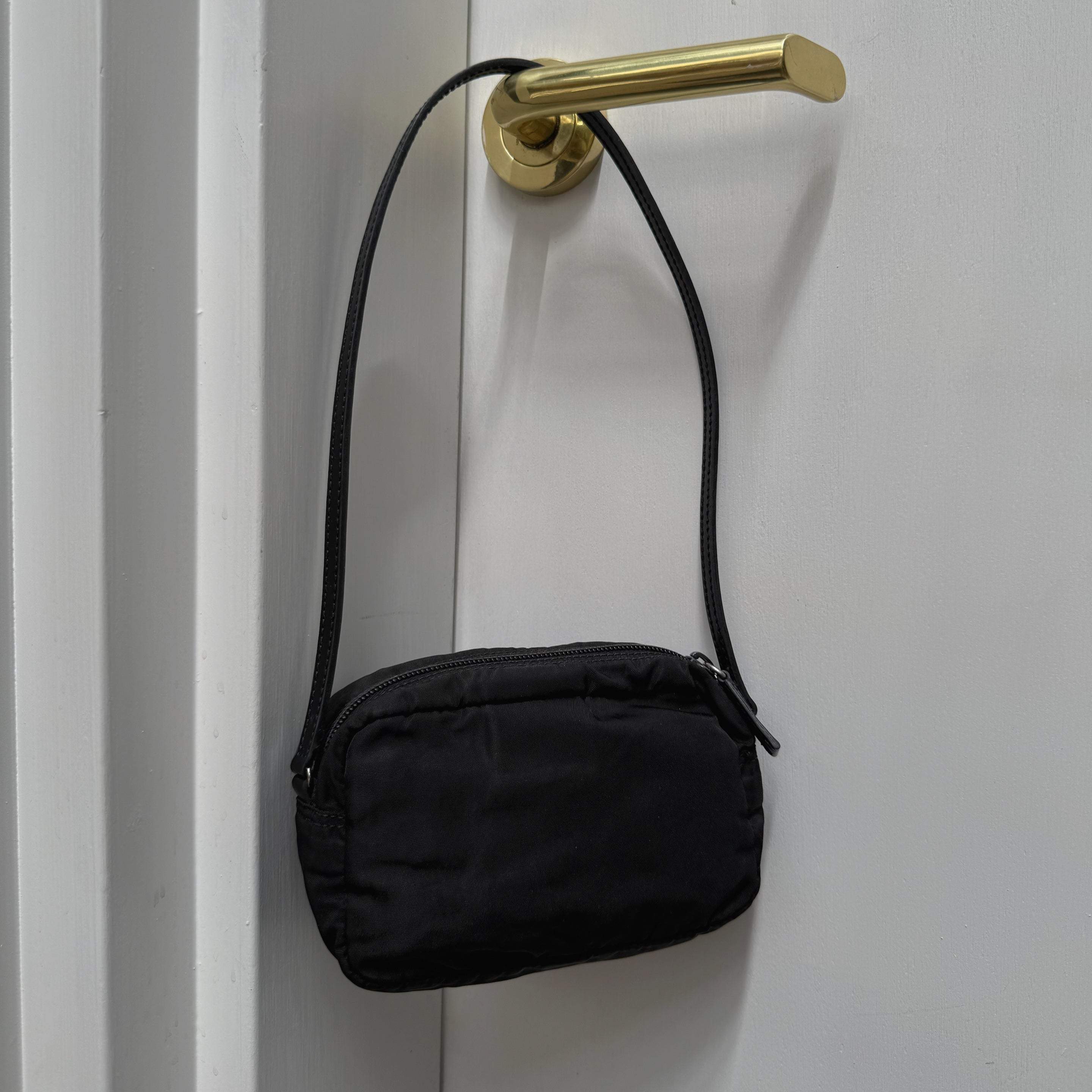 Prada Black Tessuto Shoulder Bag