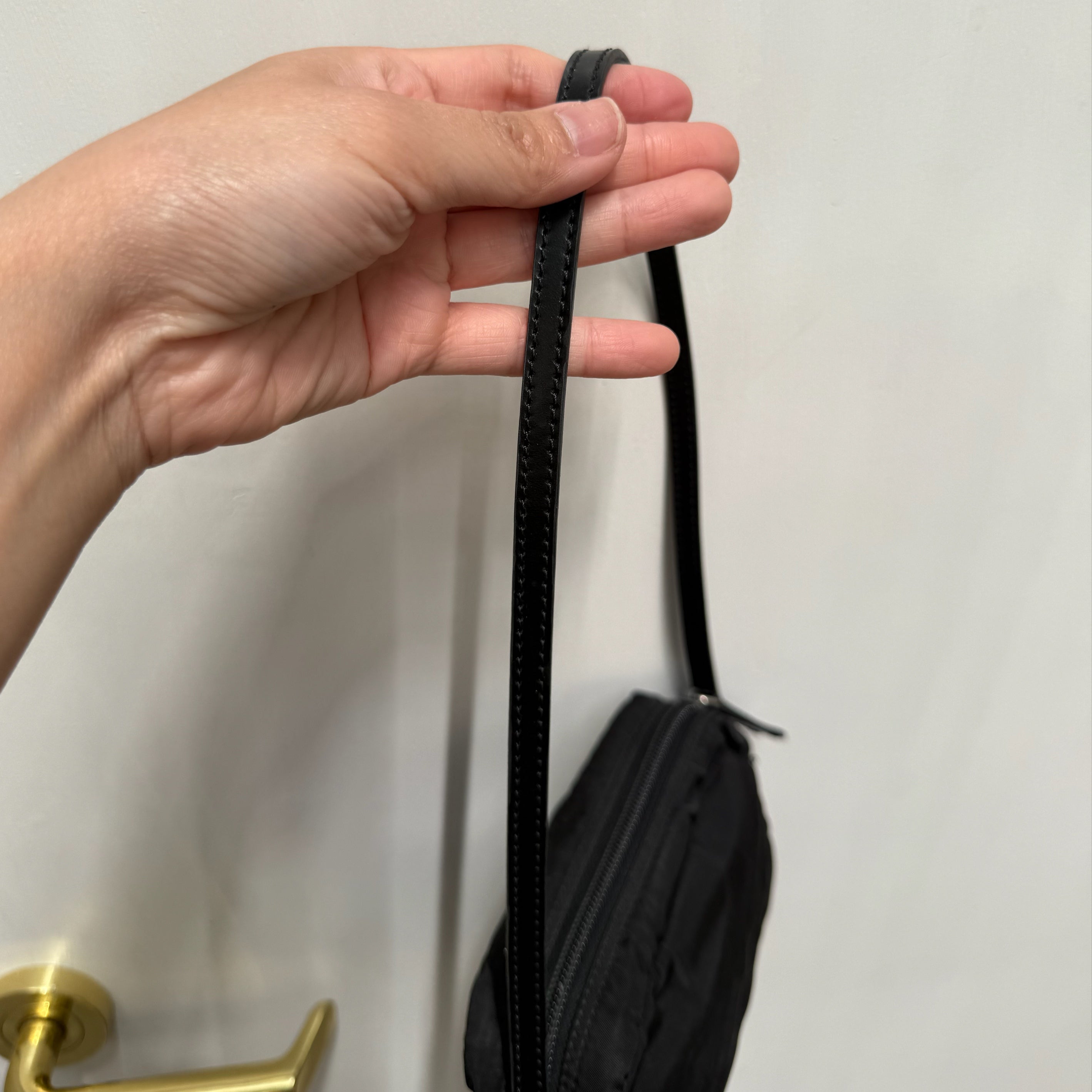 Prada Black Tessuto Shoulder Bag