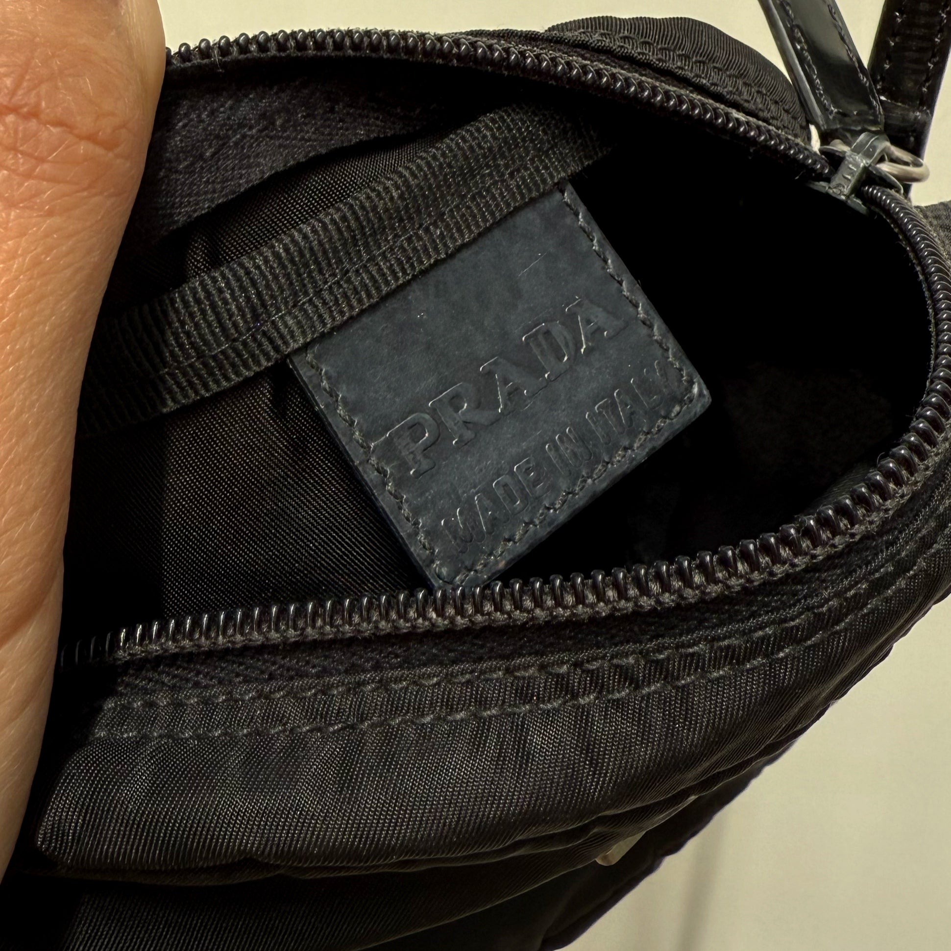 Prada Black Tessuto Shoulder Bag