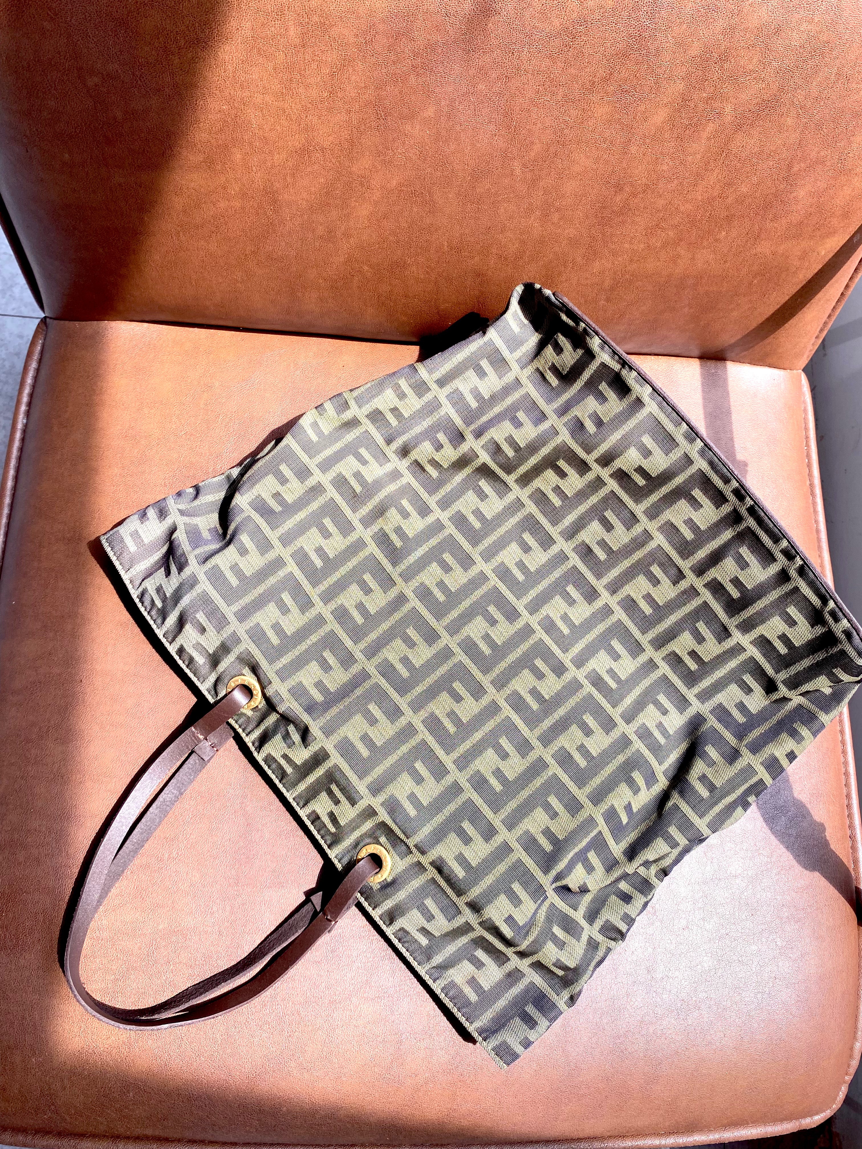 Fendi Zucca Canvas Tote
