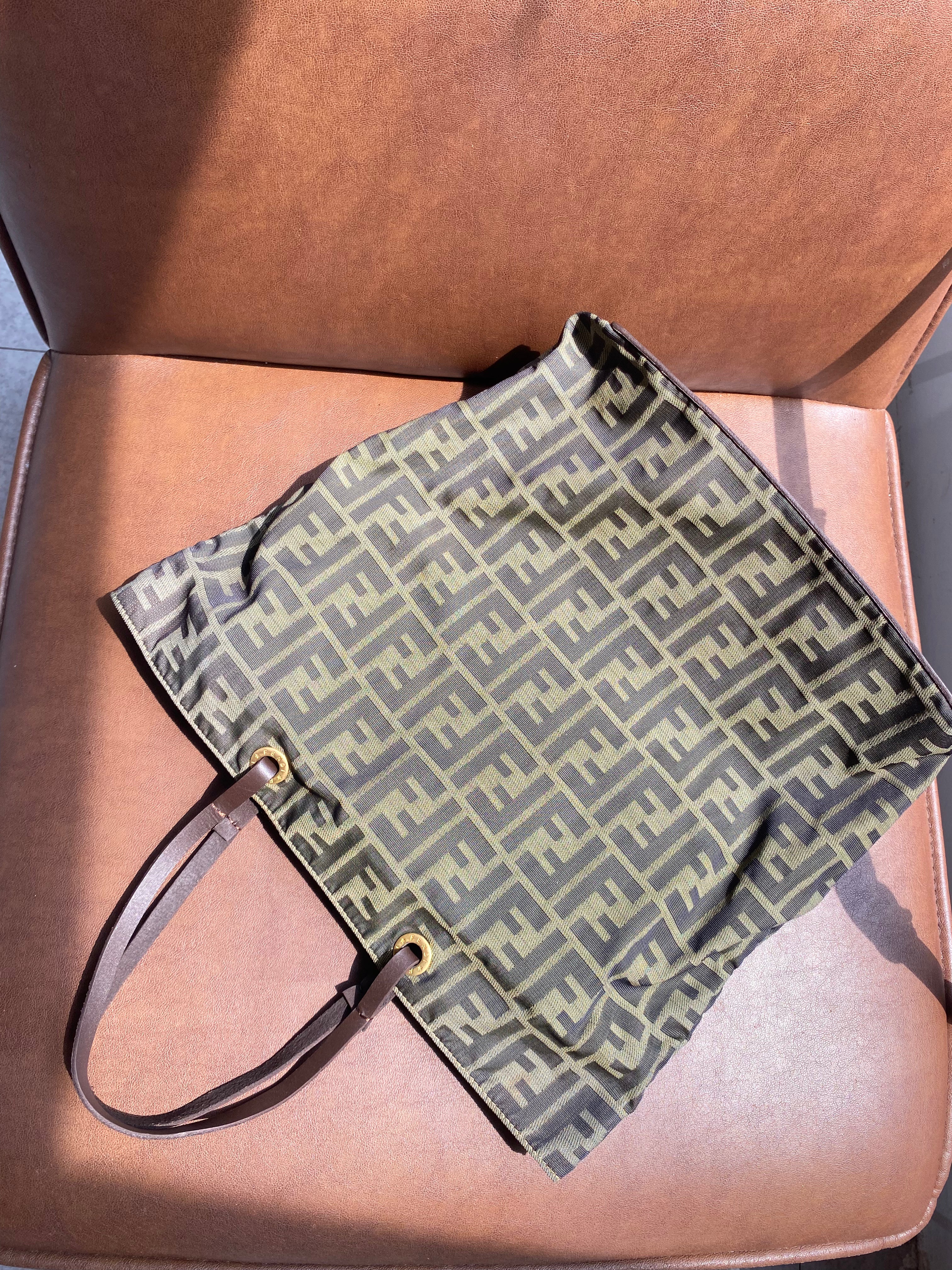 Fendi Zucca Canvas Tote