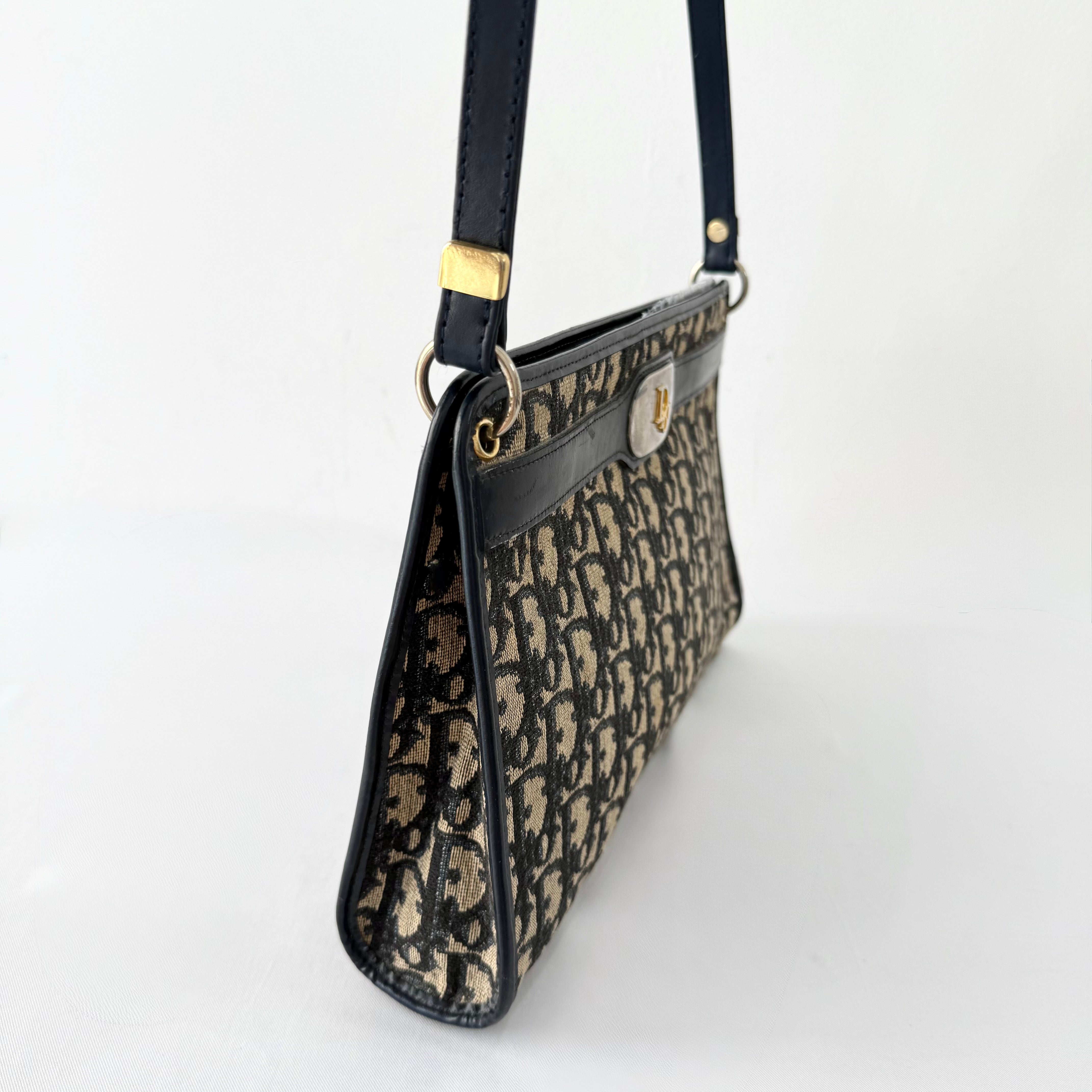 Christian Dior Trotter Navy Blue Canvas